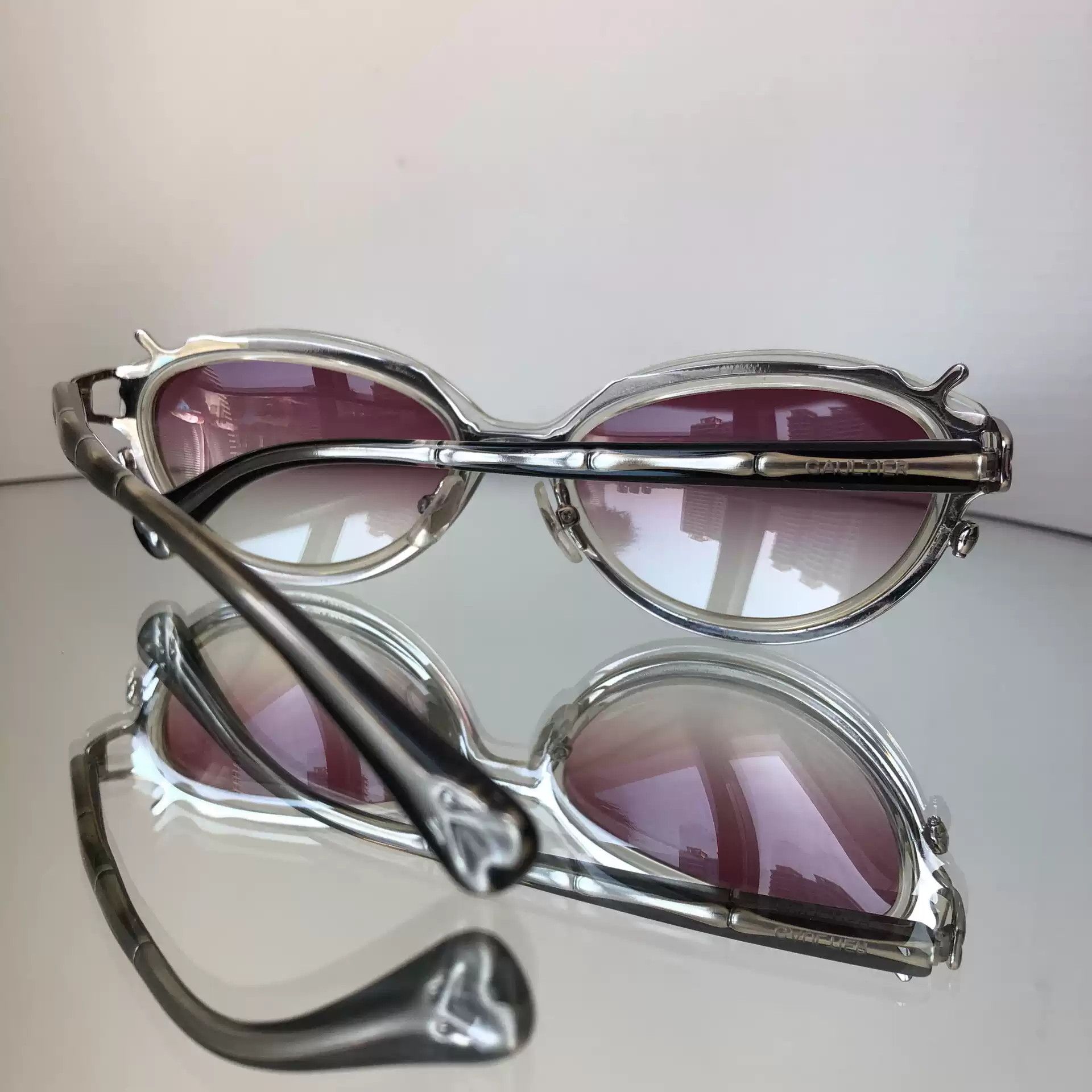 Jean Paul Gaultier The Grettiers Metal Skulls Sunglass Size ONE SIZE - 6 Thumbnail