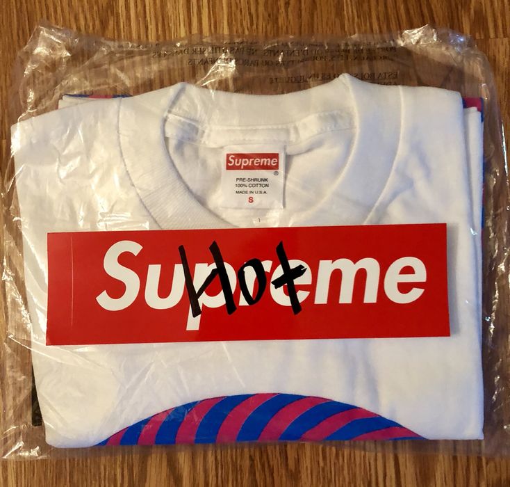 Supreme Classic Swirl T-Shirt White | Grailed