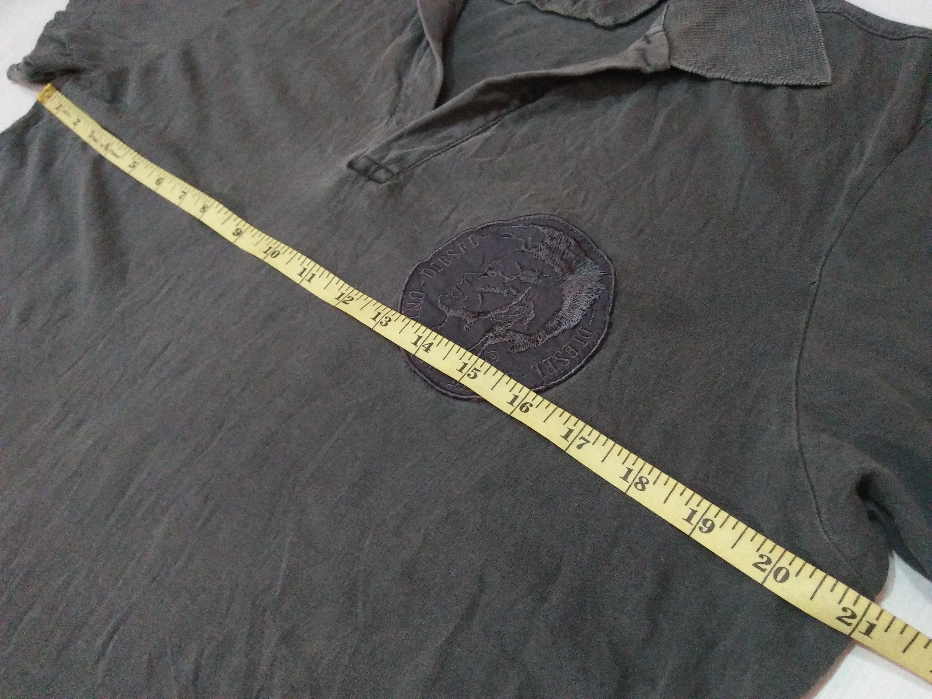 Diesel DIESEL Mohawk Only The Brave Patch Dark Green Polo Shirt Size US M / EU 48-50 / 2 - 8 Thumbnail