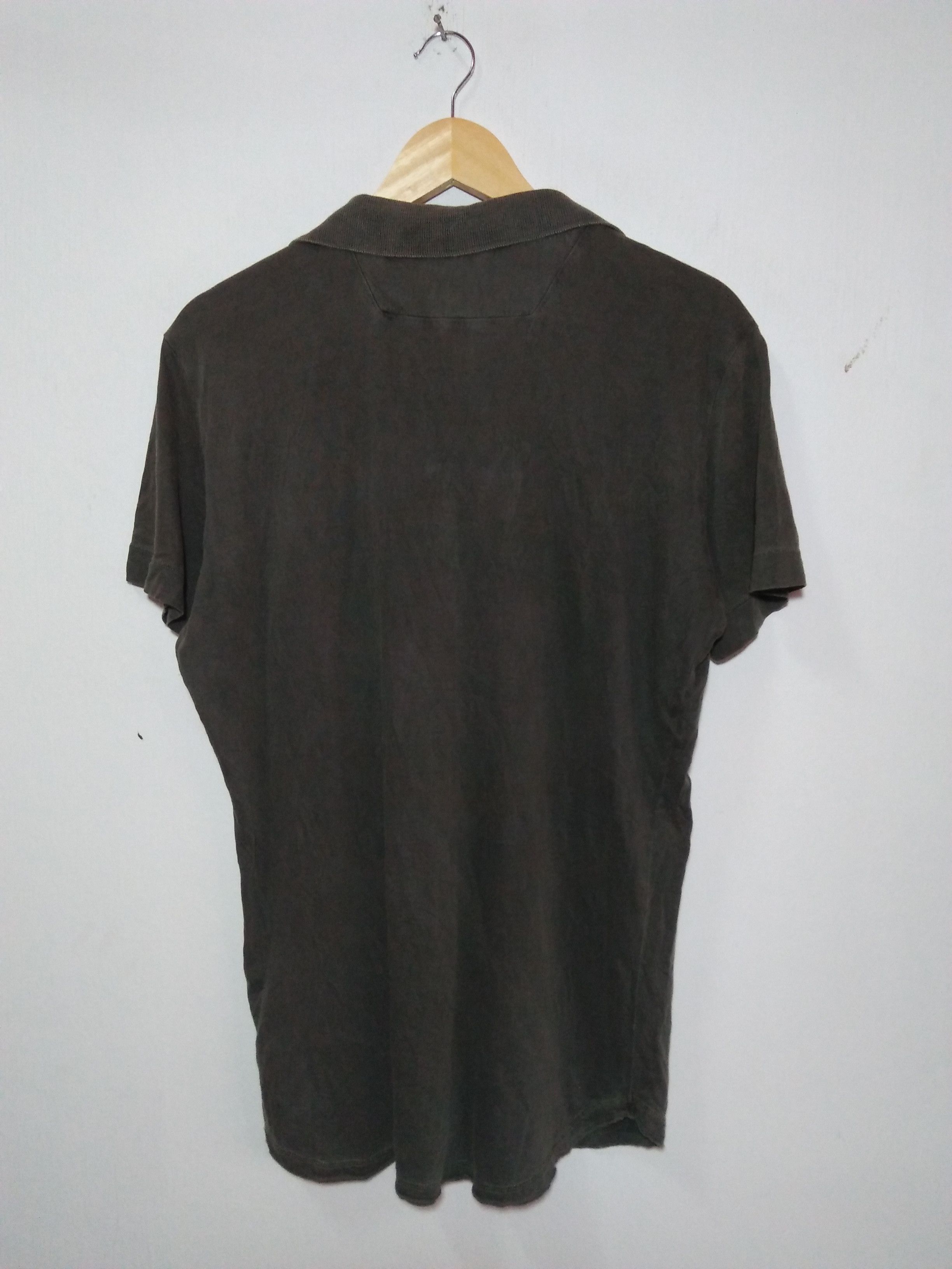 Diesel DIESEL Mohawk Only The Brave Patch Dark Green Polo Shirt Size US M / EU 48-50 / 2 - 2 Thumbnail