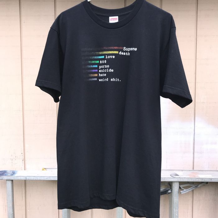 Supreme love sales death tee