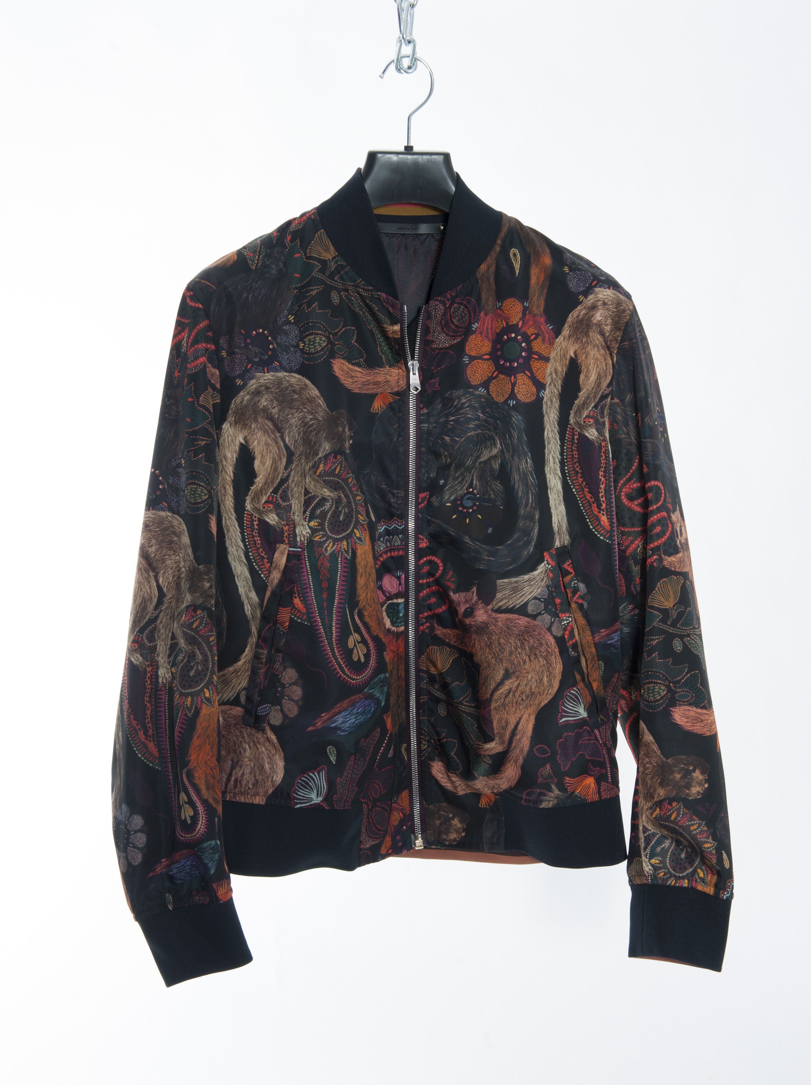 Paul Smith All-over pattern Narcissus Print Zip Up Jacket