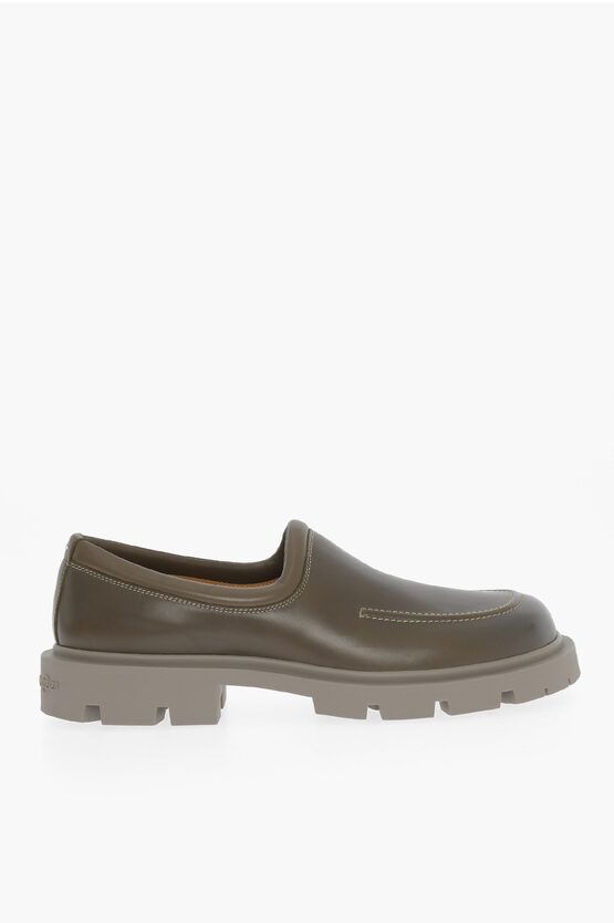 Maison Margiela MM22 Solid Color Leather Loafers Size US 8 / EU 41 - 2 Thumbnail