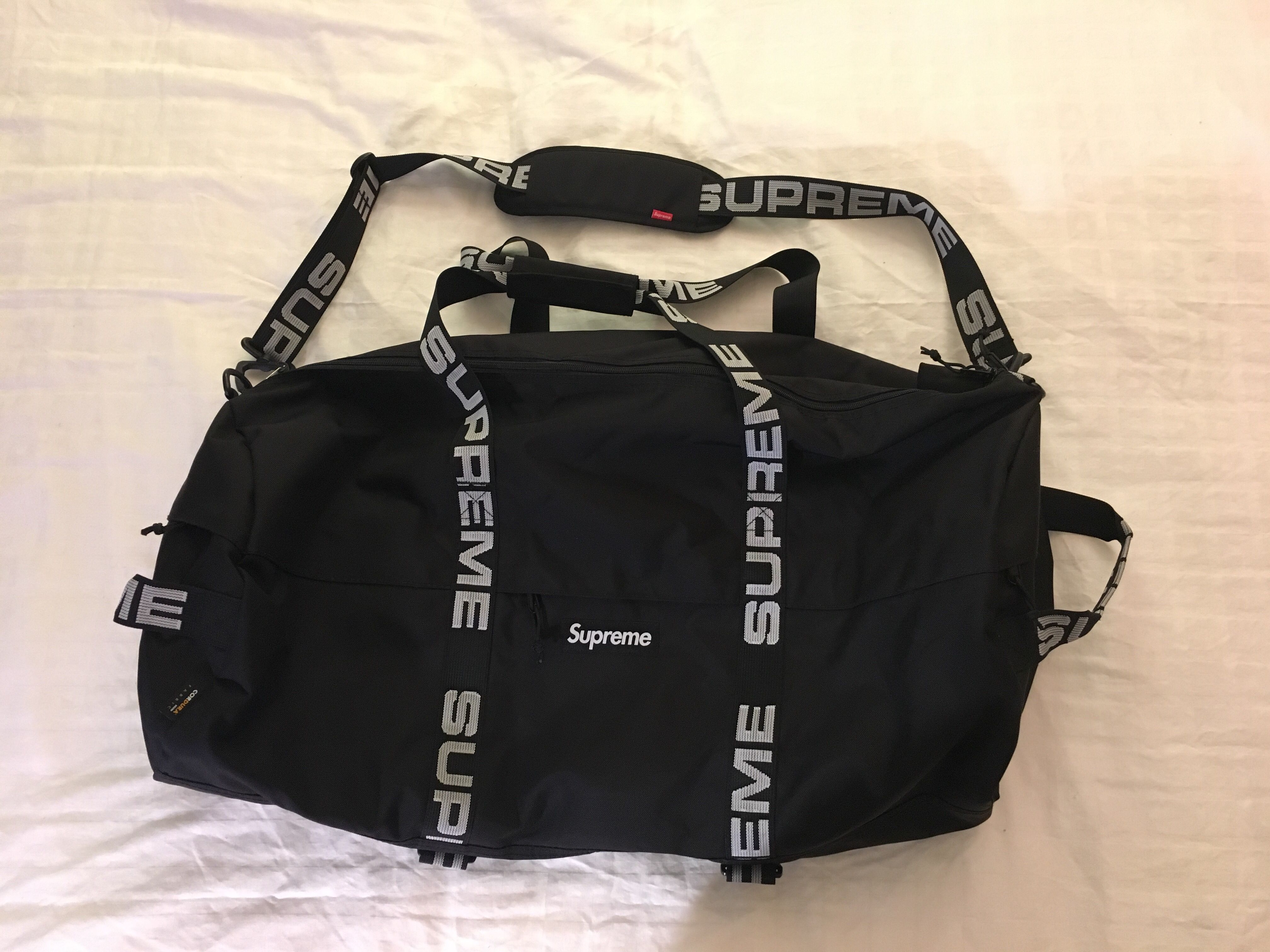 Supreme, Bags, Supreme Ss8 Duffle Bag Black