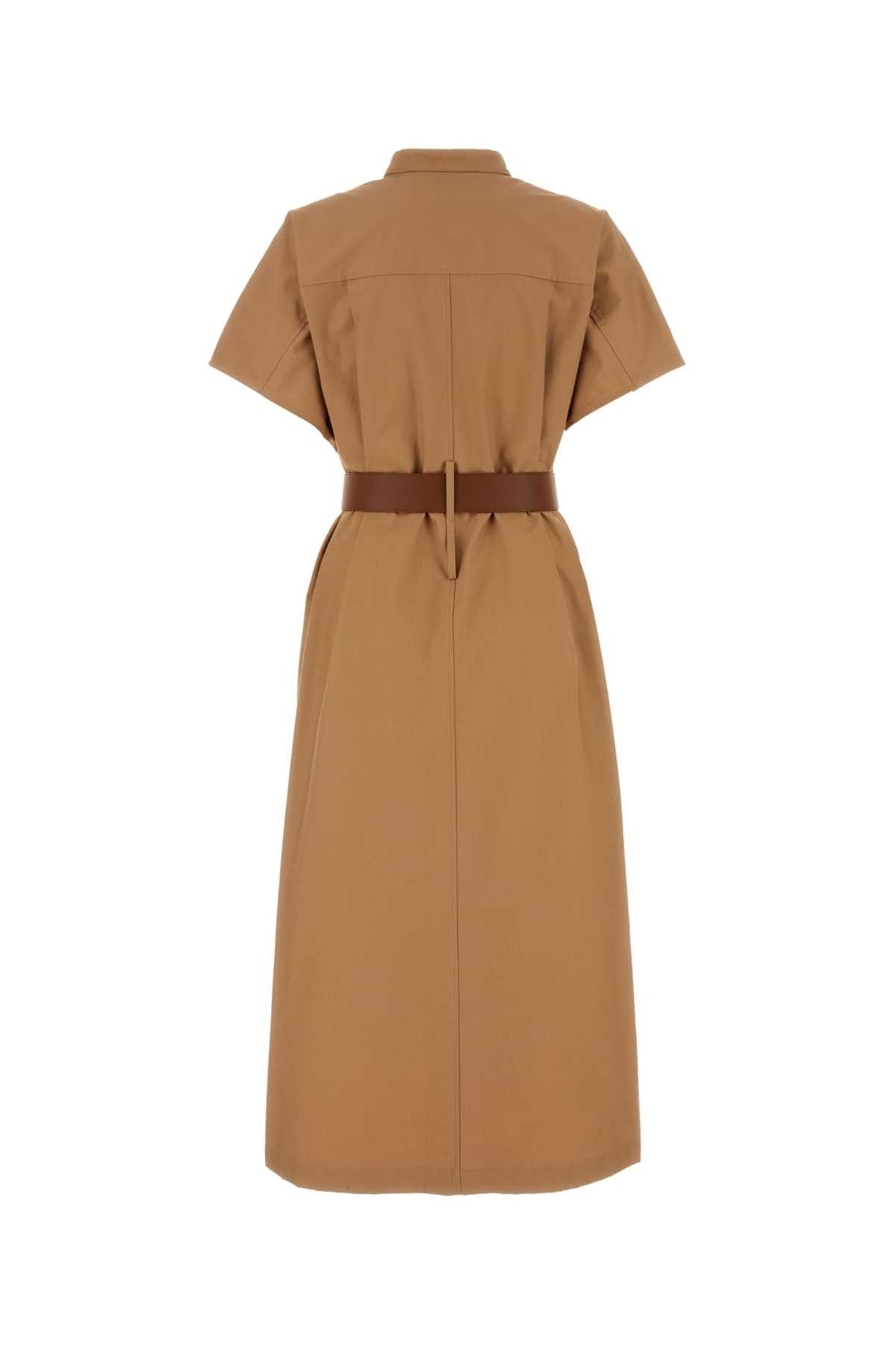 Jil Sander cotton midi dress - Orange