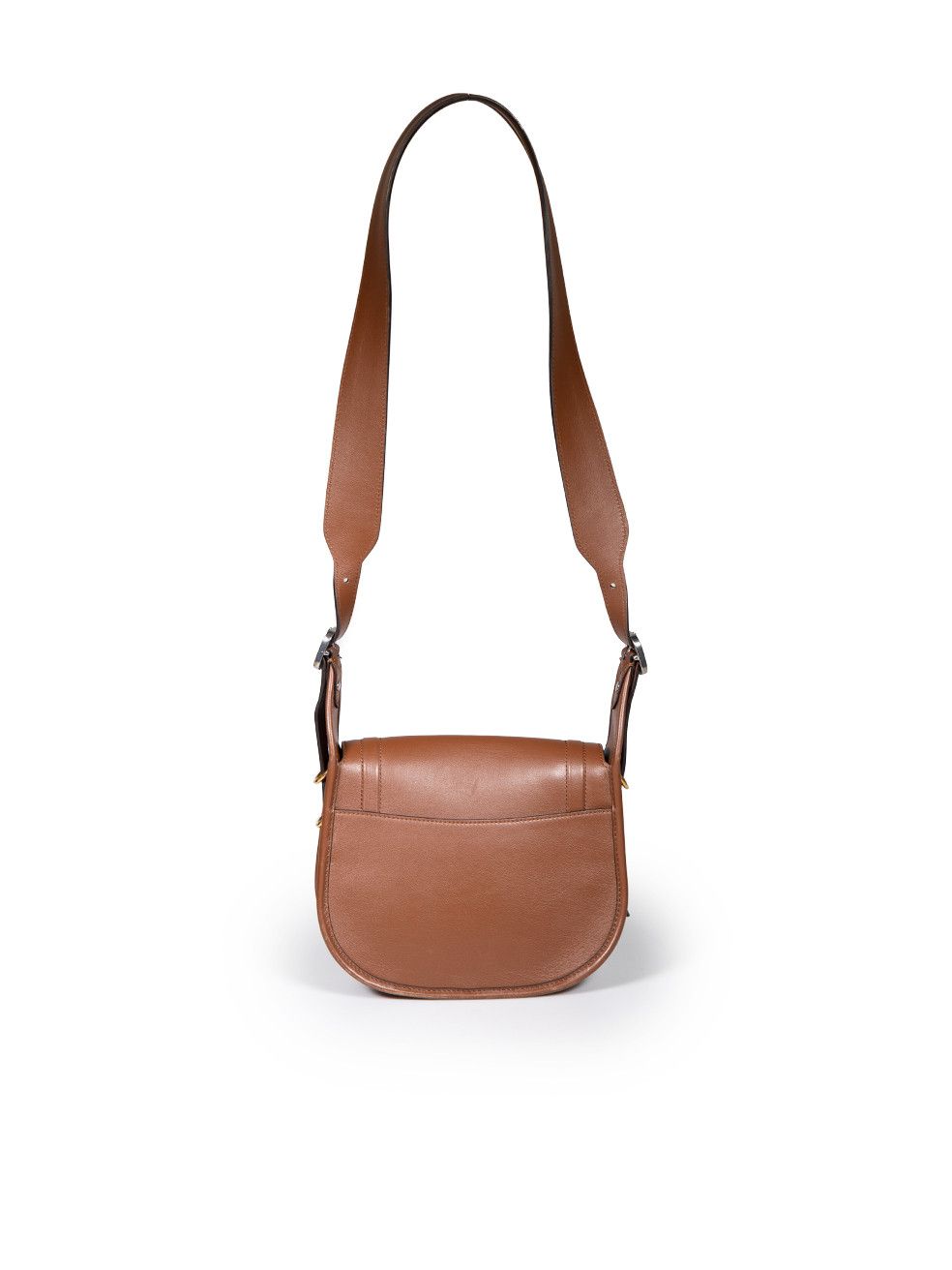 Brown Calf Leather Small Sadie Silky Satchel
