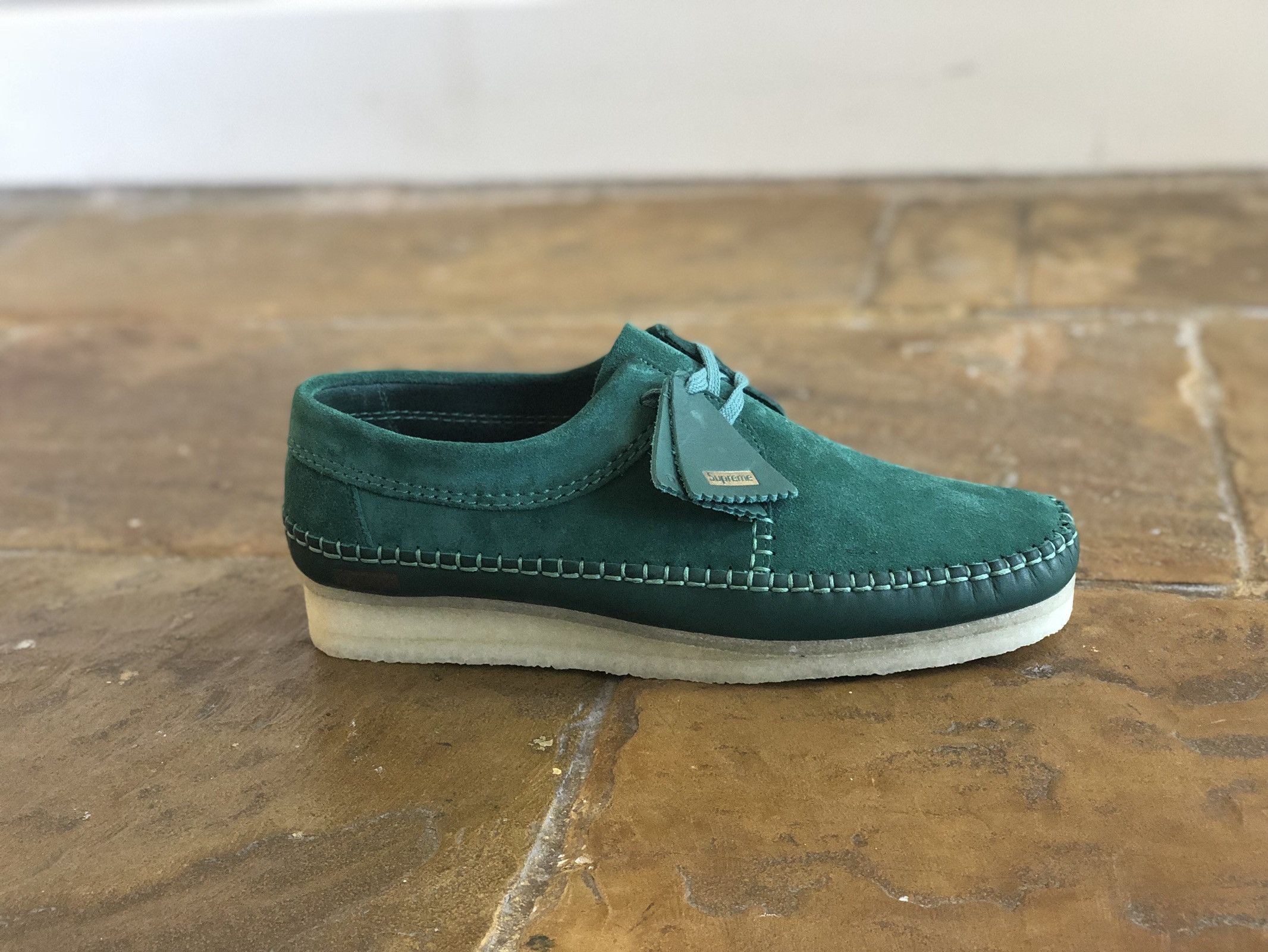 Supreme Clarks x Supreme Weaver in Green | Grailed