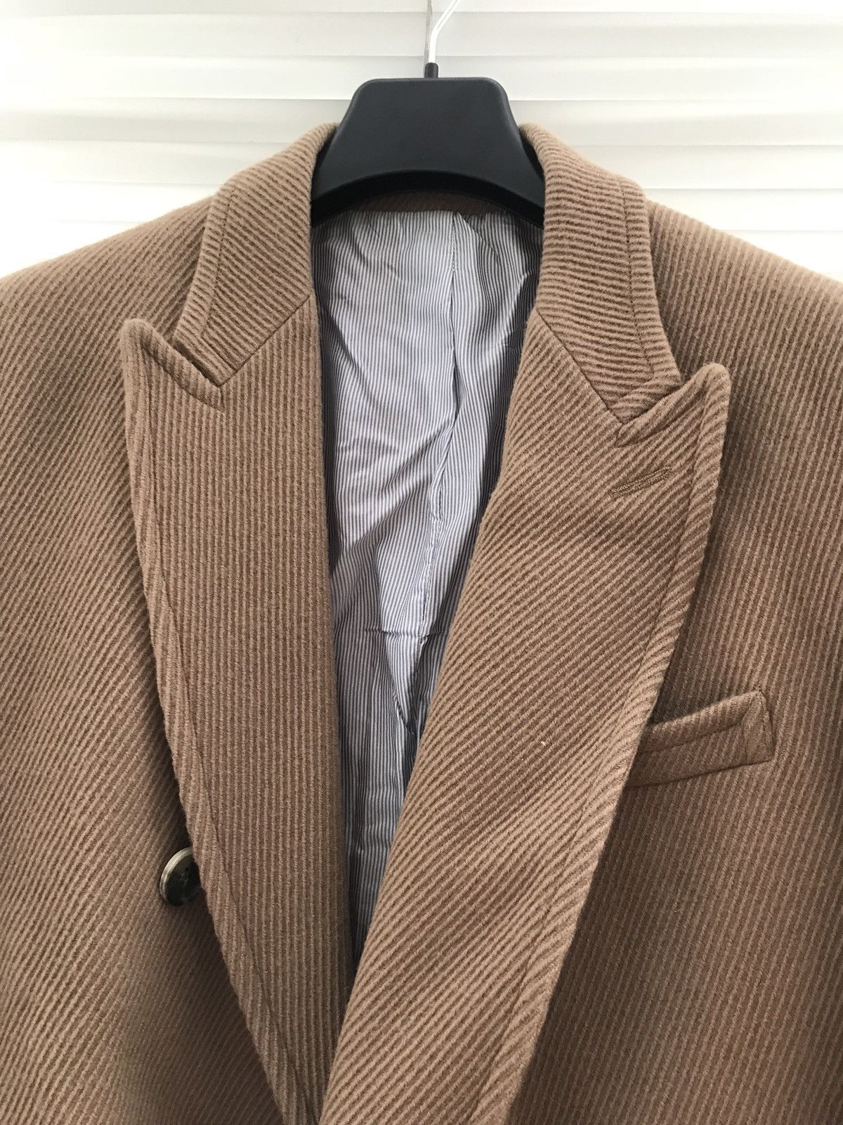 Band Of Outsiders Beige Double Breasted Coat Size US L / EU 52-54 / 3 - 10 Thumbnail