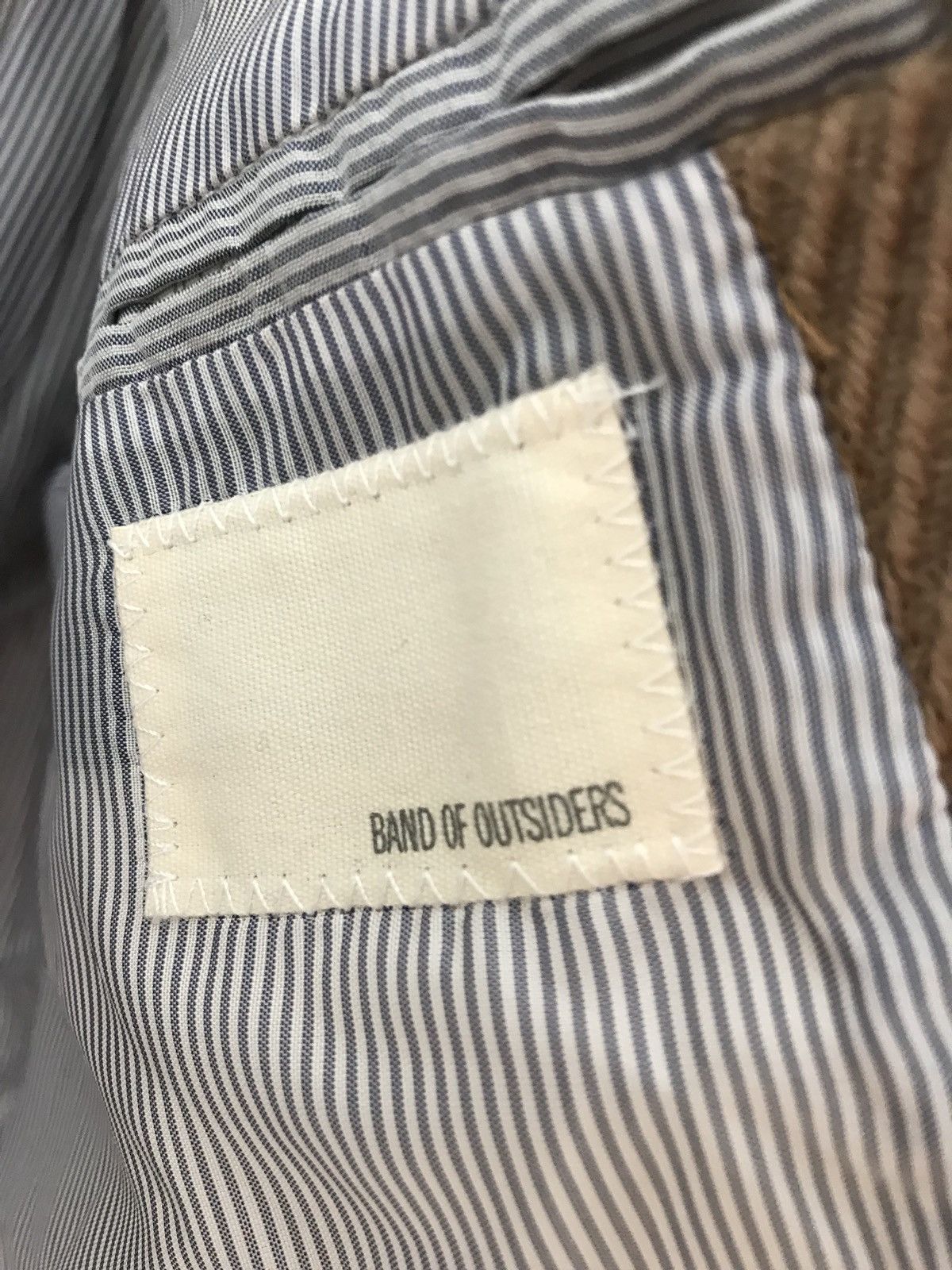 Band Of Outsiders Beige Double Breasted Coat Size US L / EU 52-54 / 3 - 8 Thumbnail