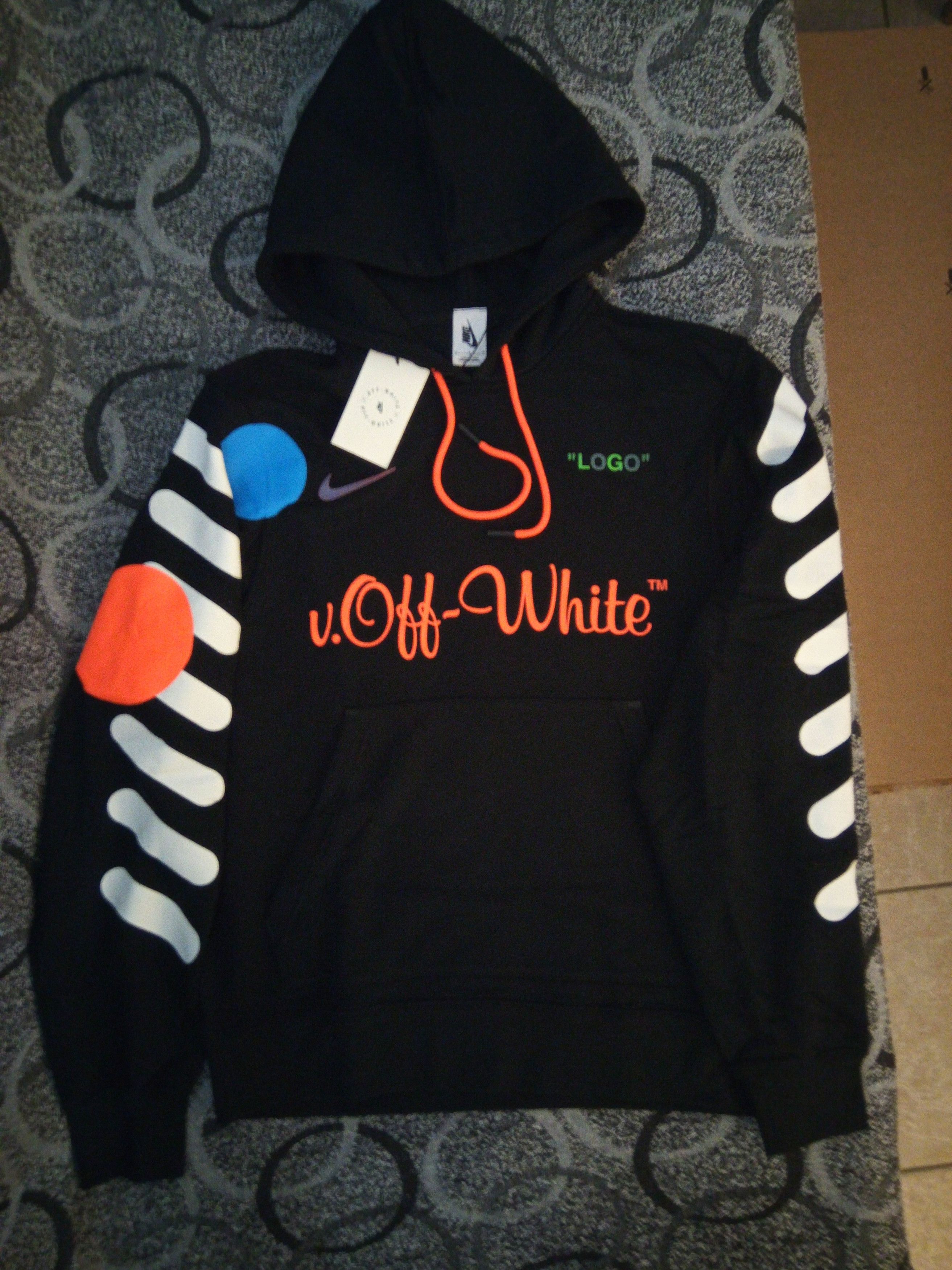 Nike Off White Nikelab x Off white Mercurial Nrg x Hoodie Black size m Grailed