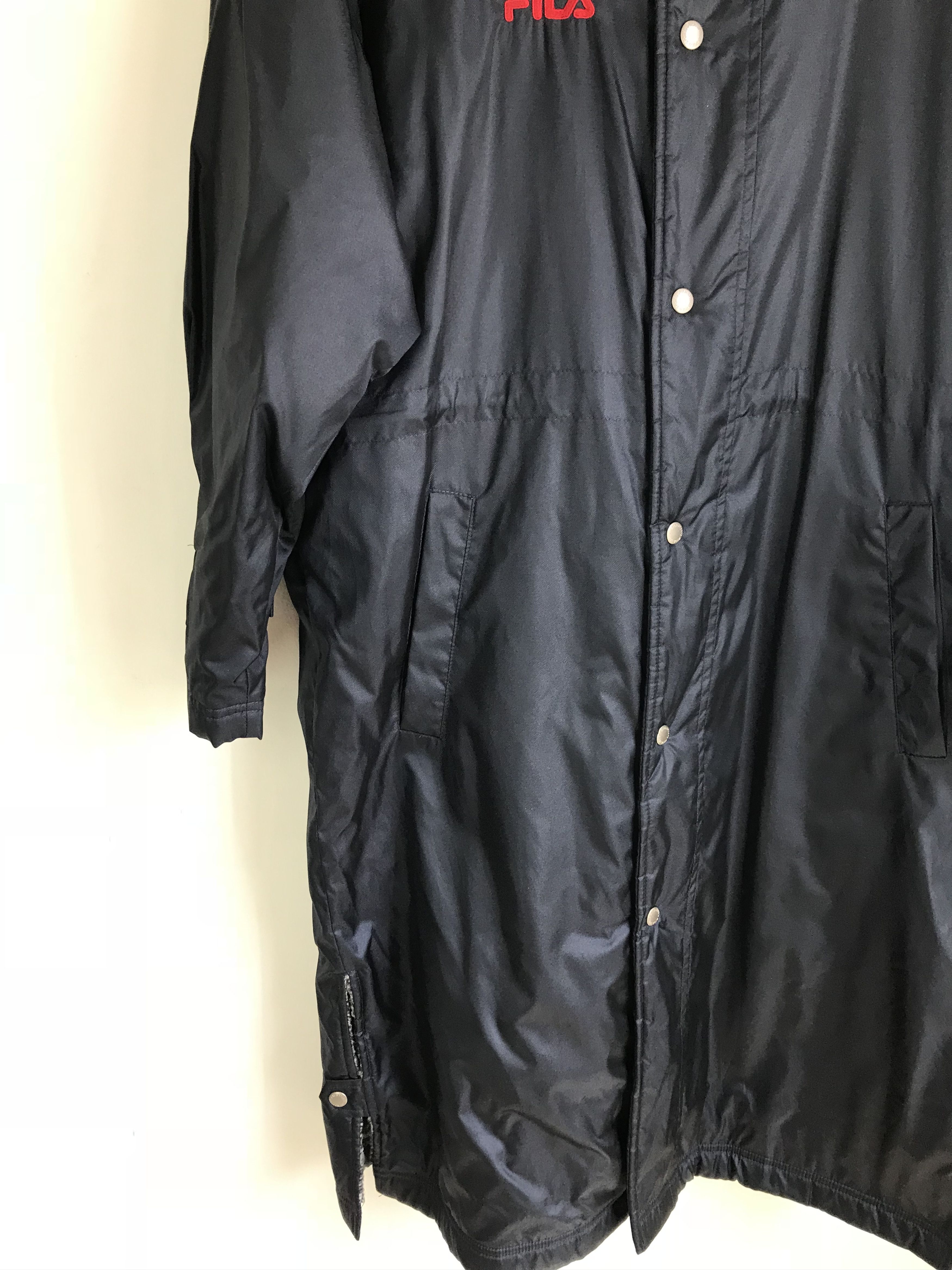 Fila × Vintage Vintage FILA Big Logo Hoodie Long Jacket Size US M / EU 48-50 / 2 - 6 Thumbnail