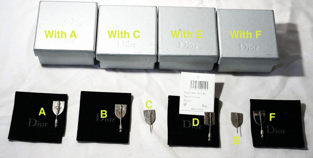 Dior DIOR HOMME AW02 Reflection ICONIC Shield PIN Solid