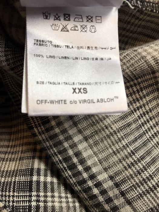 Off-White Mirror Mirror Flannel | Grailed