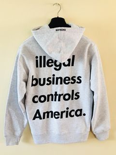 Supreme Illegal Business Hoodie Grailed