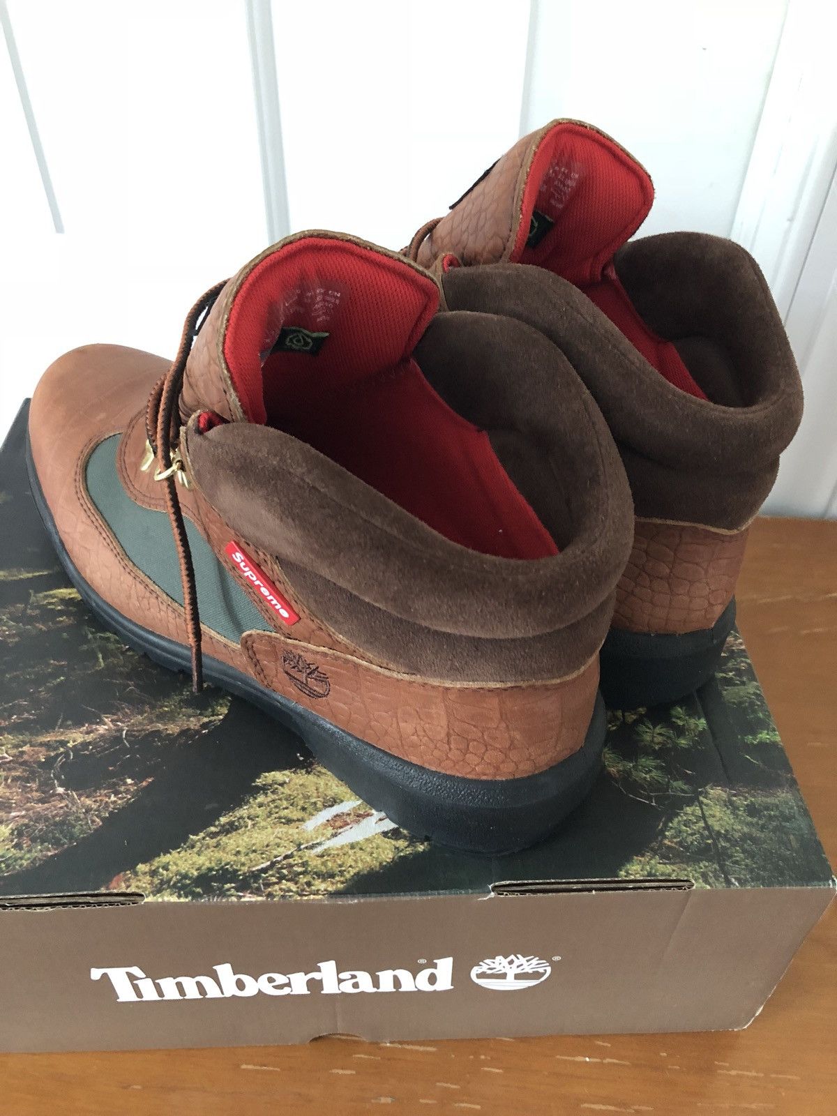 Supreme × Timberland Supreme Timberland Field Boots Beef And Broccoli Size 12 Size US 12 / EU 45 - 4 Thumbnail