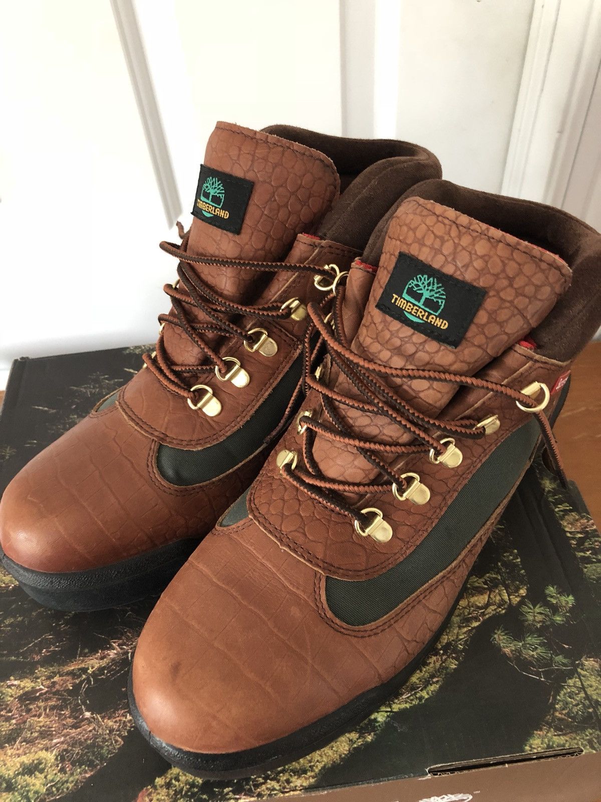 Supreme × Timberland Supreme Timberland Field Boots Beef And Broccoli Size 12 Size US 12 / EU 45 - 3 Thumbnail