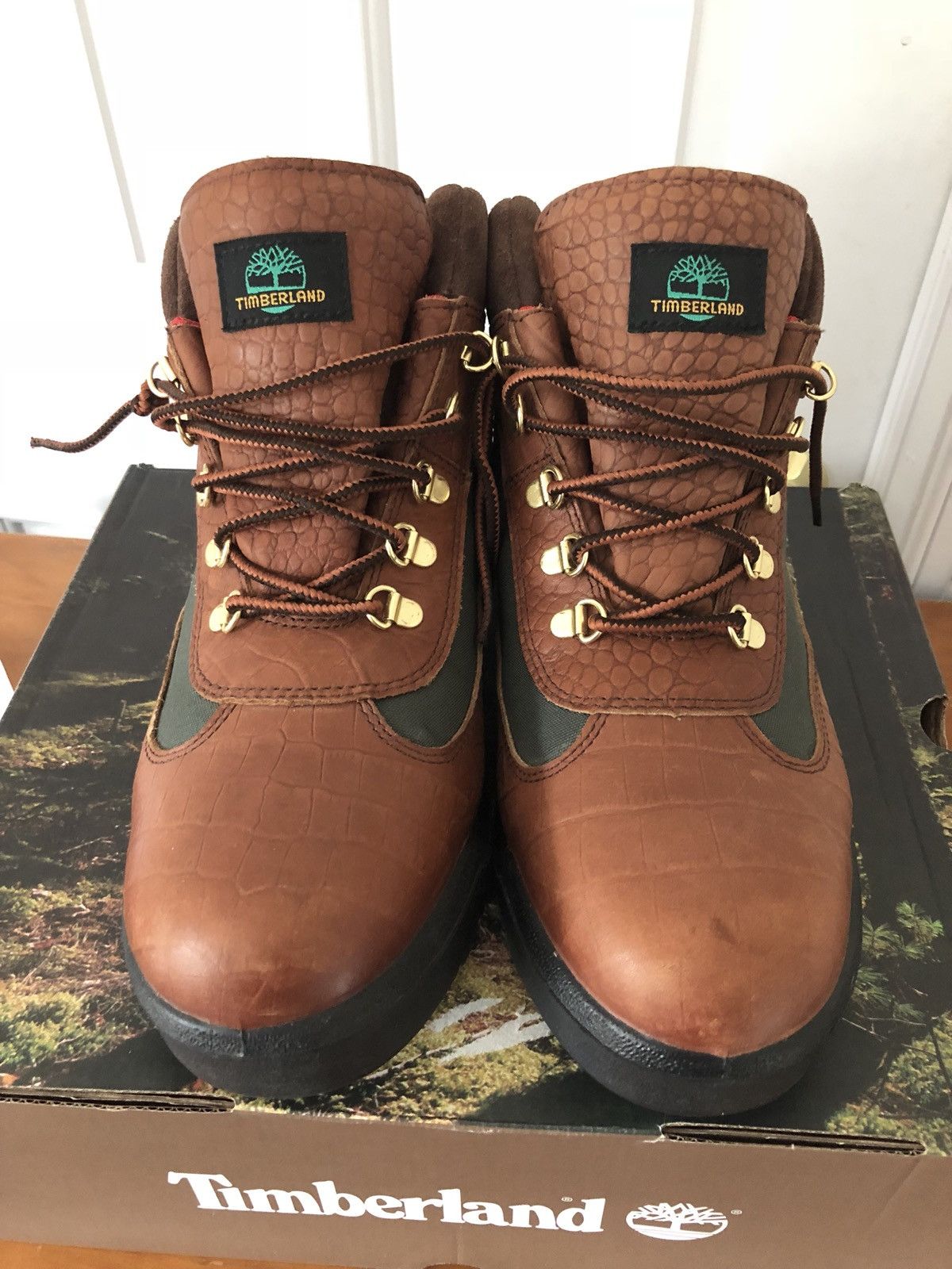 Supreme × Timberland Supreme Timberland Field Boots Beef And Broccoli Size 12 Size US 12 / EU 45 - 2 Thumbnail