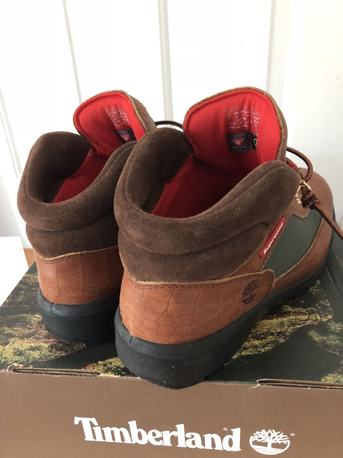 Supreme × Timberland Supreme Timberland Field Boots Beef And Broccoli Size 12 Size US 12 / EU 45 - 5 Thumbnail