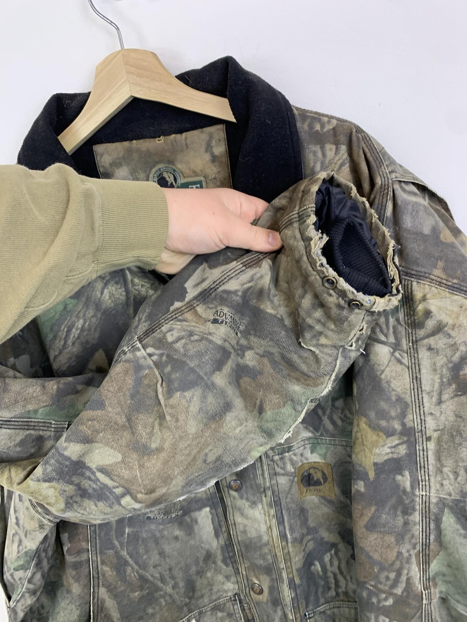 Carhartt Vintage 90s Gunflint Realtree Camo Canvas Jacket Size US XXL / EU 58 / 5 - 4 Thumbnail