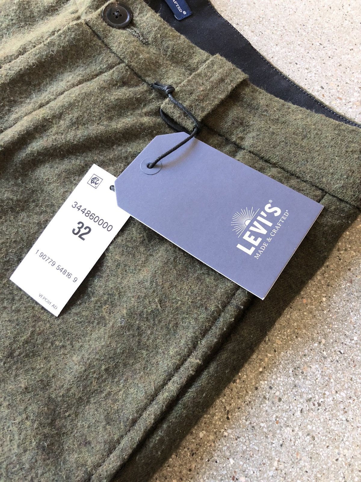 Levi's Made & Crafted Highline Cropped Trousers Size US 32 / EU 48 - 3 Thumbnail