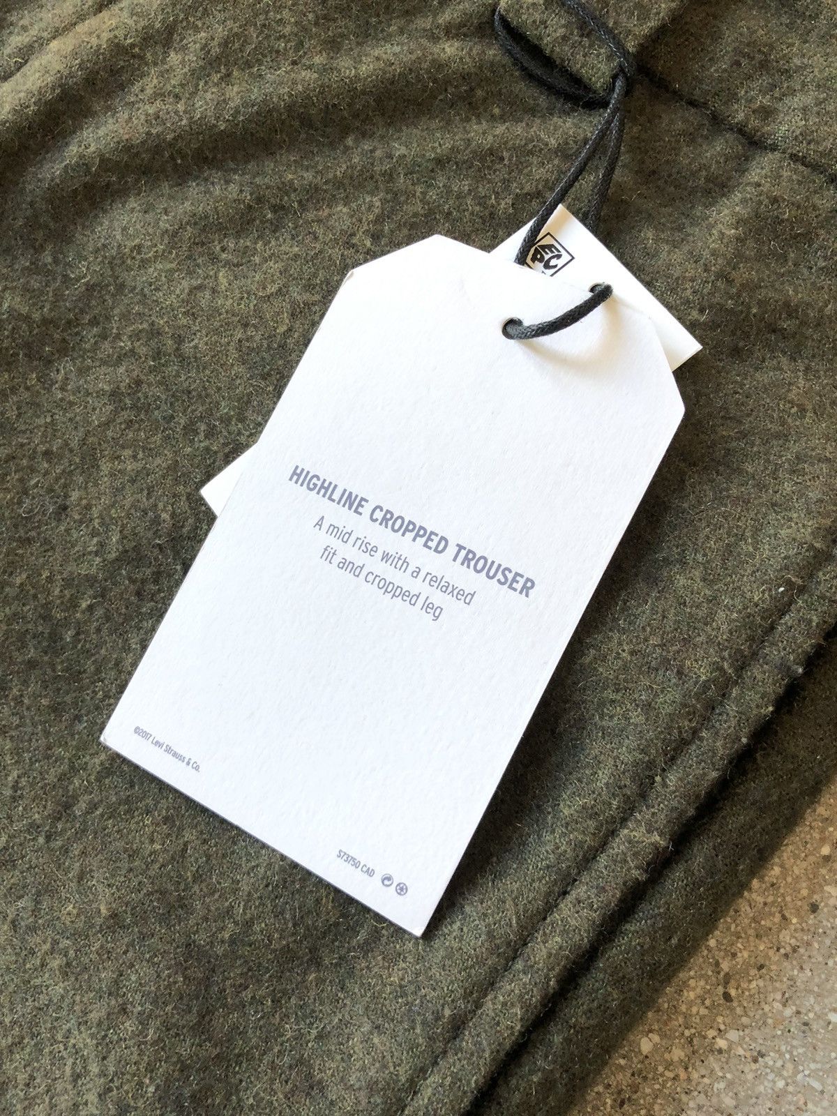 Levi's Made & Crafted Highline Cropped Trousers Size US 32 / EU 48 - 4 Thumbnail