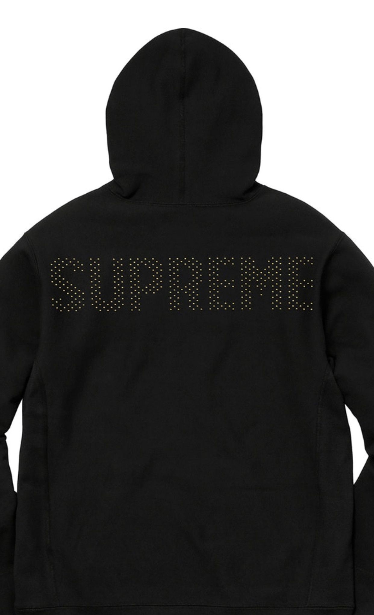 Supreme studded hooded clearance sweatshirt