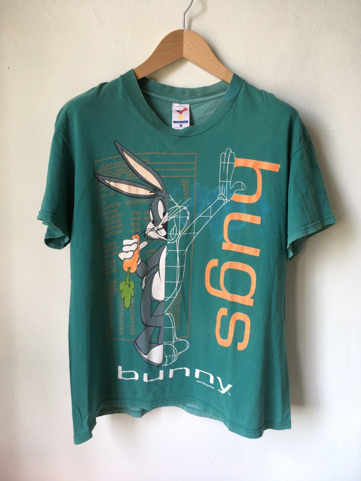Vintage Bugs Bunny Vintage T Shirt Size US M / EU 48-50 / 2 - 1 Thumbnail