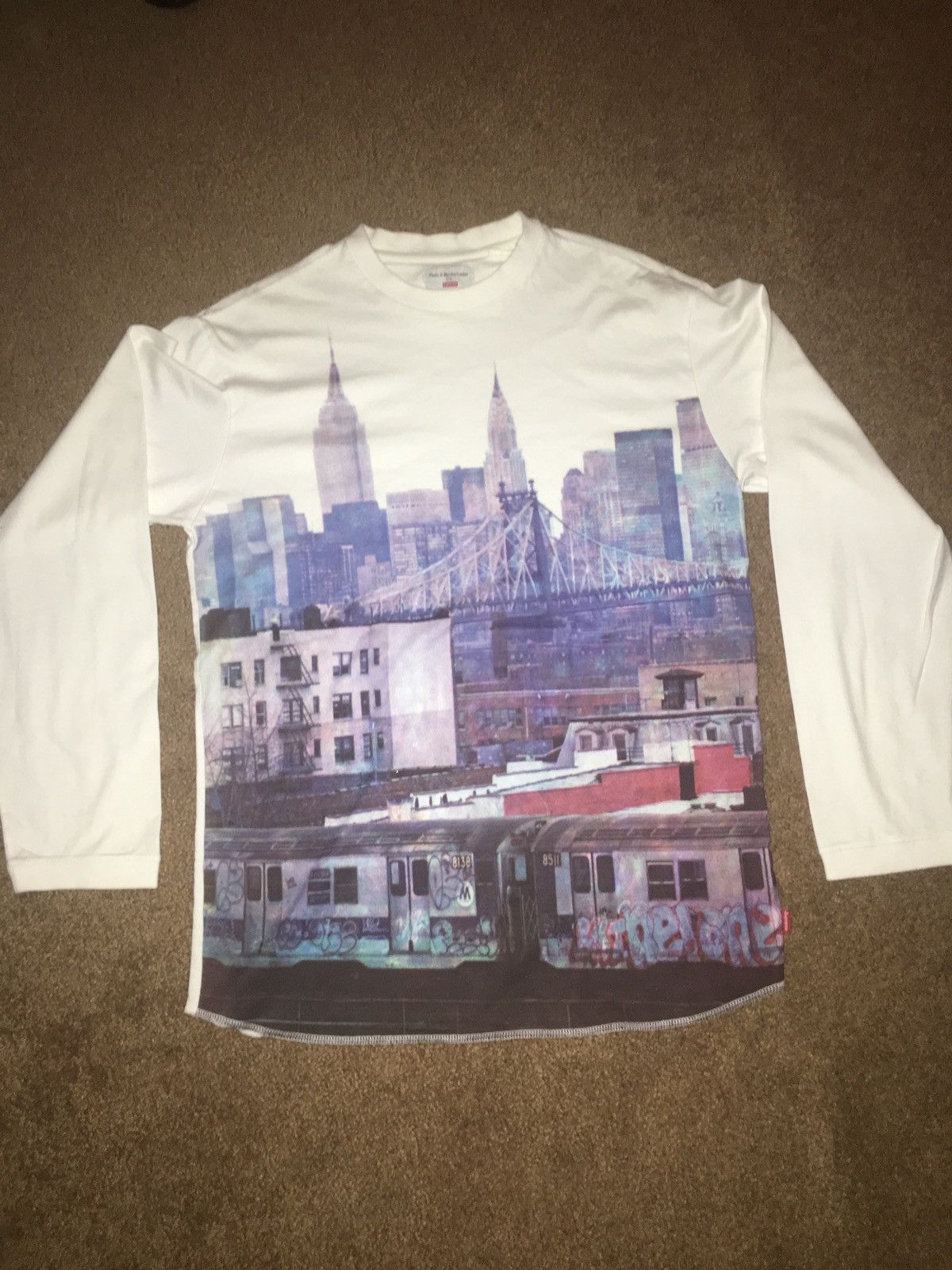 Supreme Supreme 2004 Martha Cooper Long Sleeve White New York