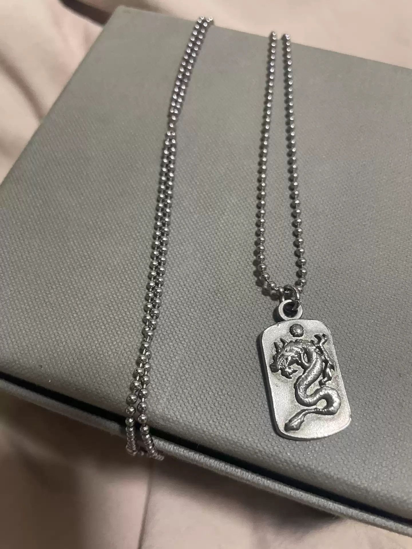 Jean Paul Gaultier Jean Paul Gaultier Japanese Museum Carving Dragon Daily Helios Necklace Size ONE SIZE - 4 Thumbnail