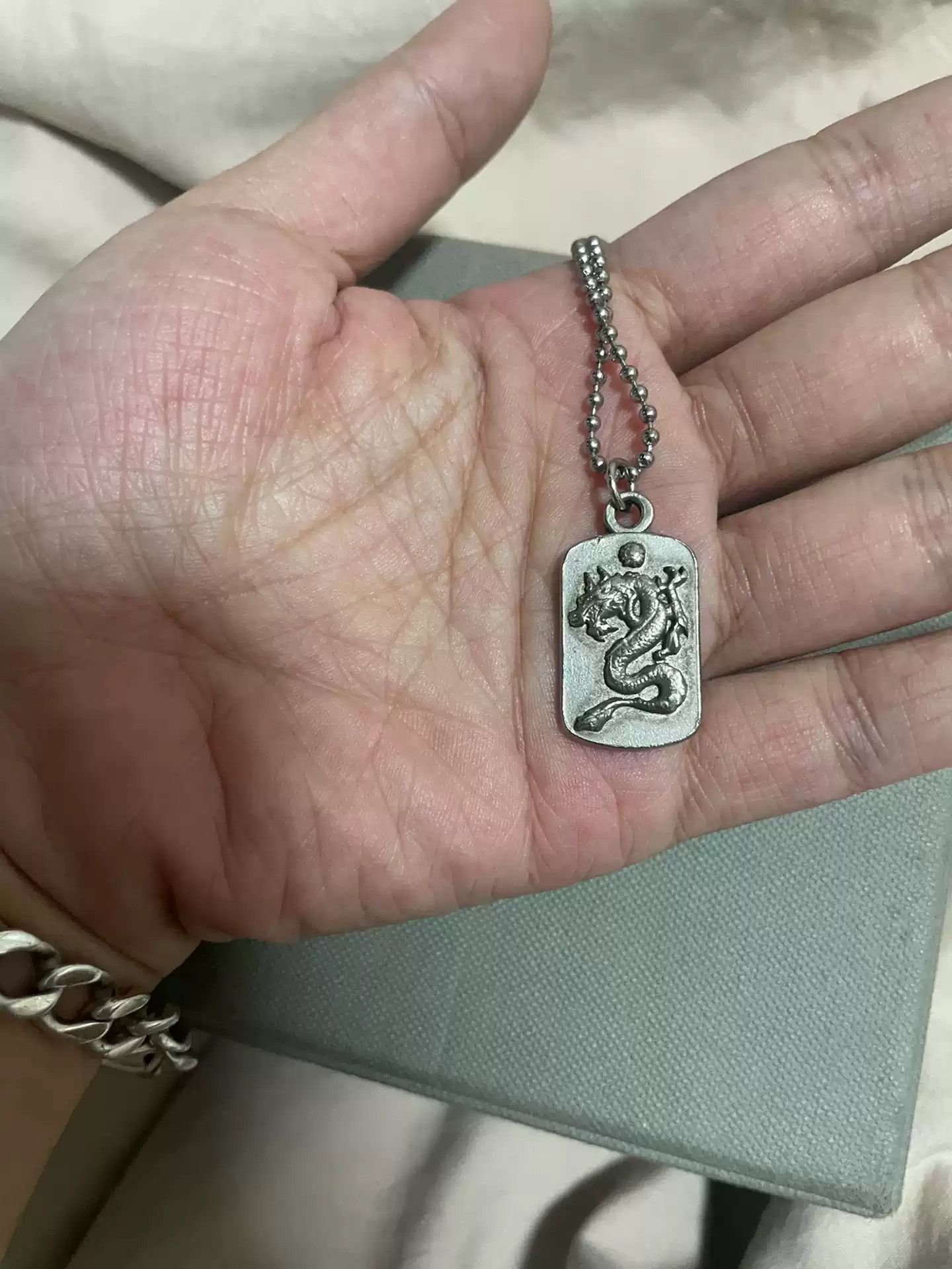 Jean Paul Gaultier Jean Paul Gaultier Japanese Museum Carving Dragon Daily Helios Necklace Size ONE SIZE - 5 Thumbnail