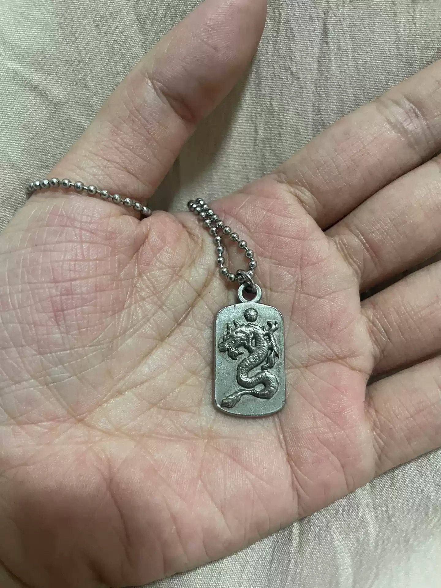 Jean Paul Gaultier Jean Paul Gaultier Japanese Museum Carving Dragon Daily Helios Necklace Size ONE SIZE - 2 Thumbnail