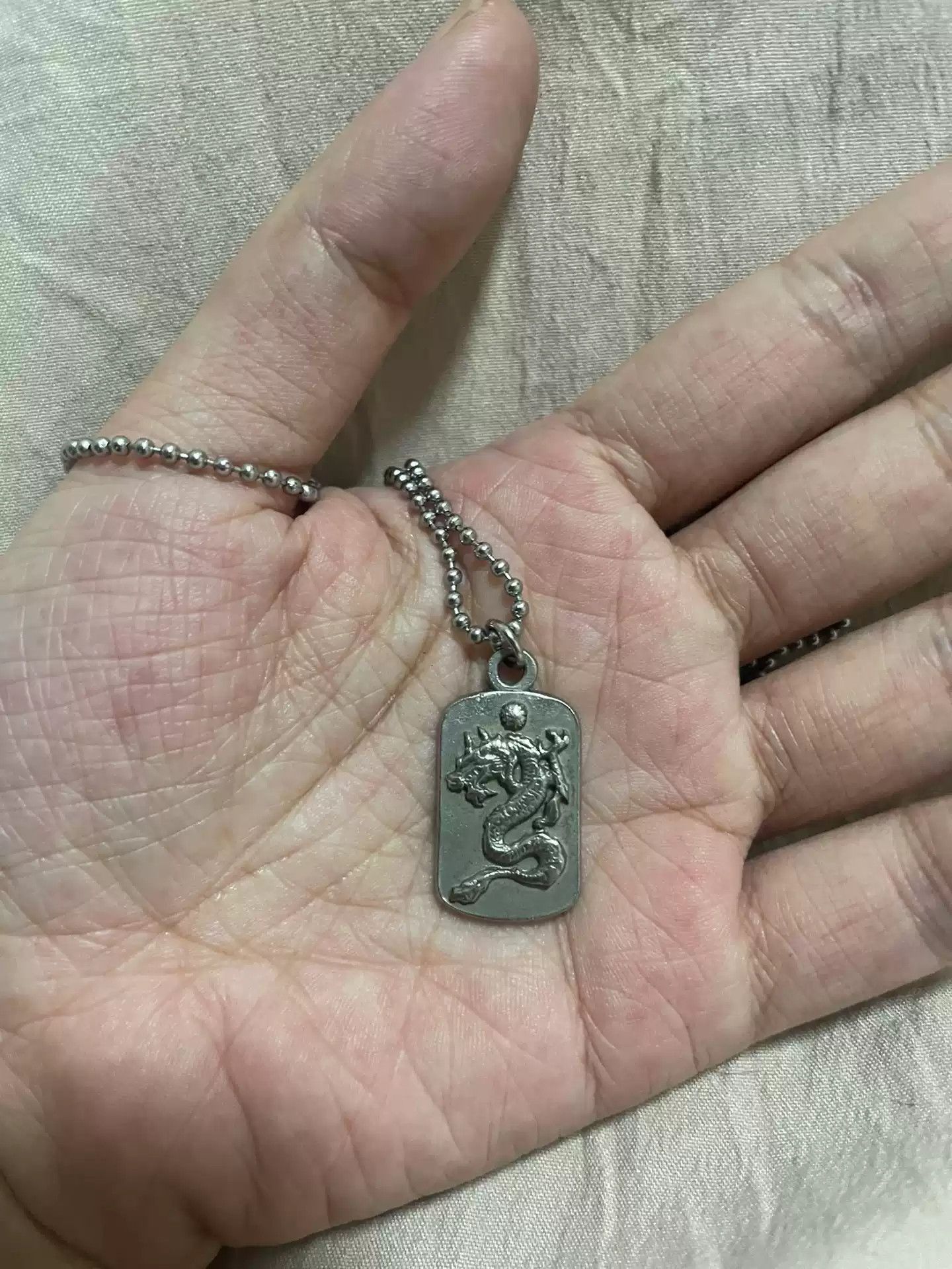 Jean Paul Gaultier Jean Paul Gaultier Japanese Museum Carving Dragon Daily Helios Necklace Size ONE SIZE - 6 Thumbnail