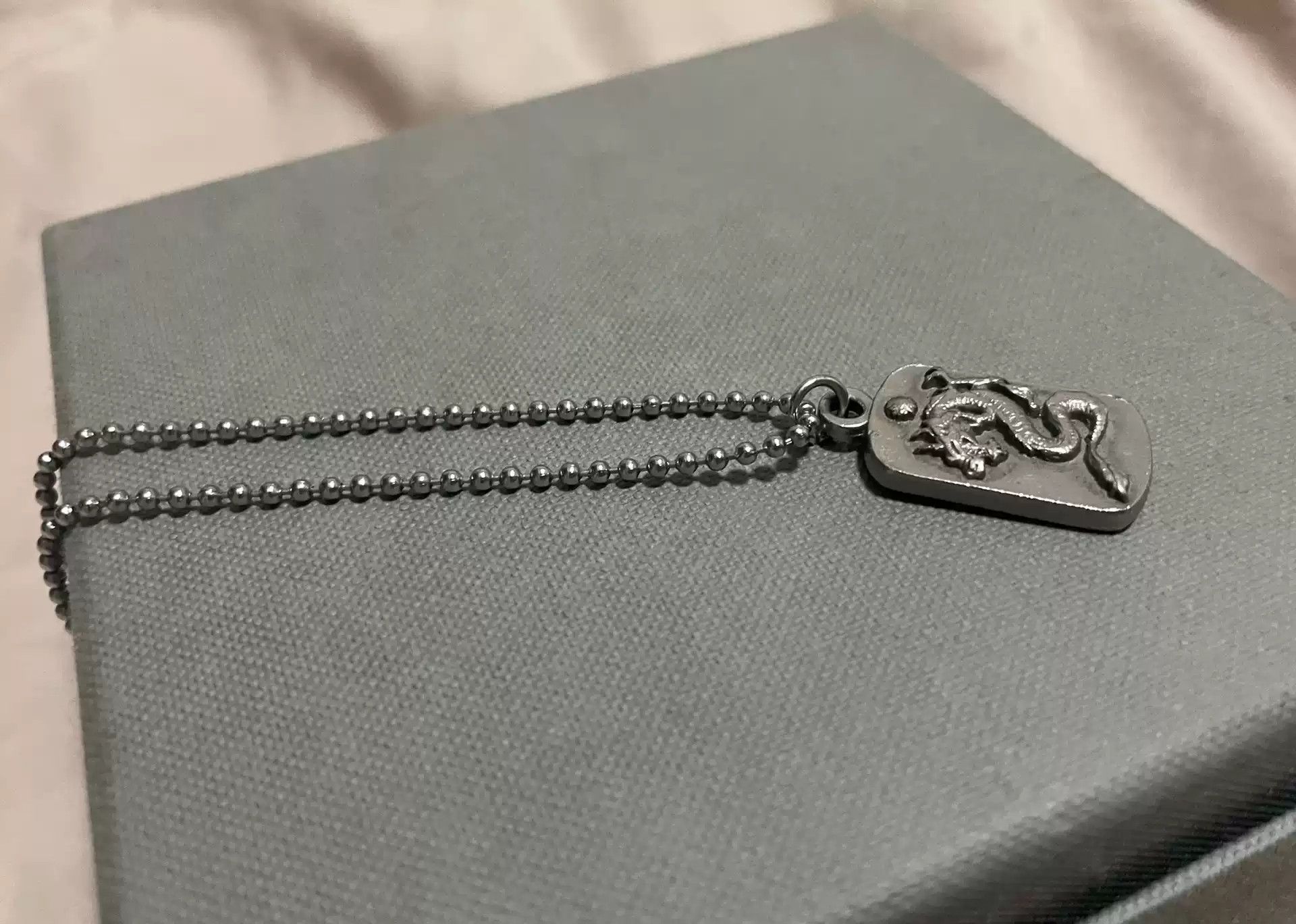 Jean Paul Gaultier Jean Paul Gaultier Japanese Museum Carving Dragon Daily Helios Necklace Size ONE SIZE - 8 Thumbnail