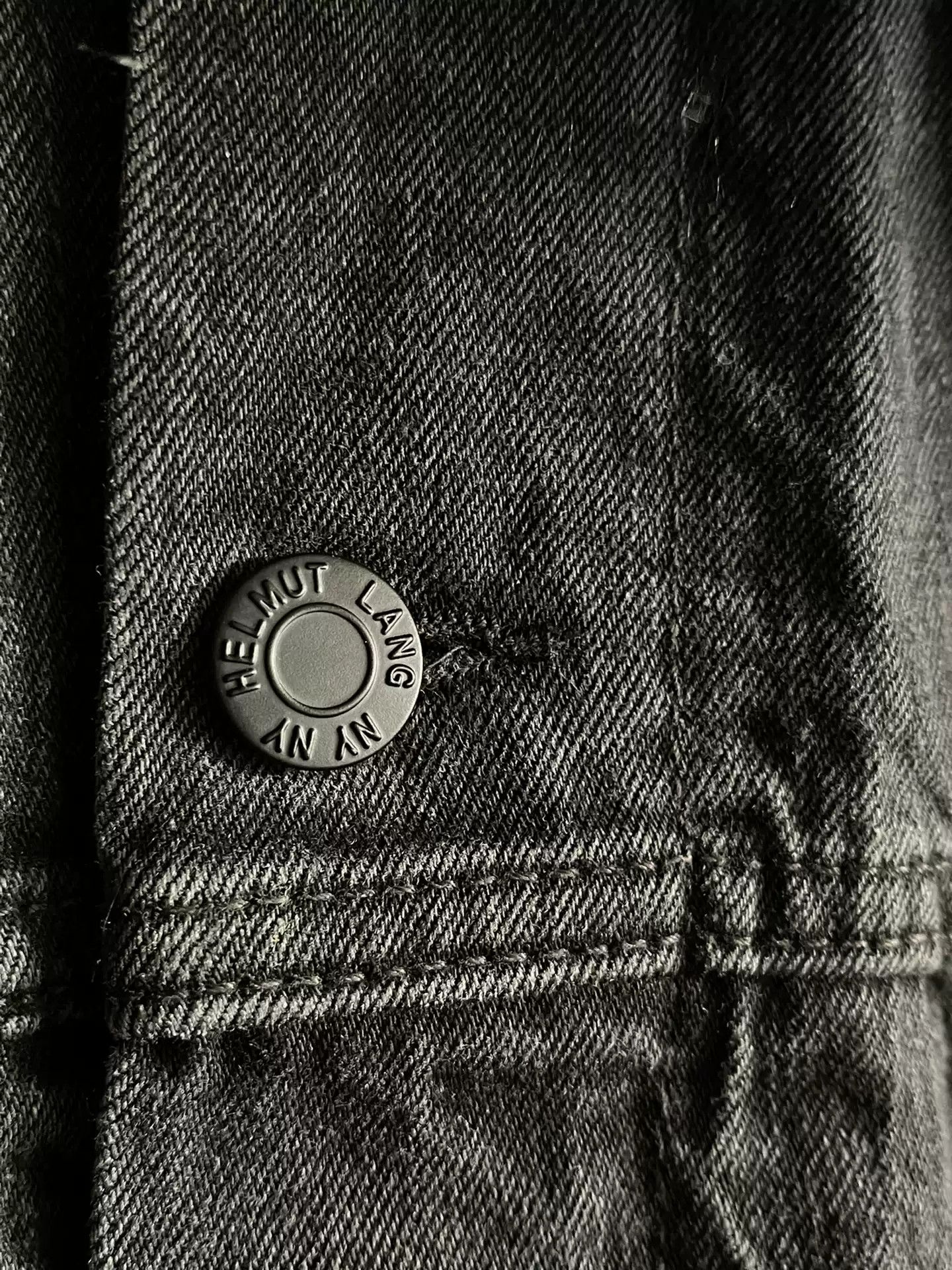Helmut Lang Helmut Lang woolly collar denim jacket Size US M / EU 48-50 / 2 - 5 Thumbnail