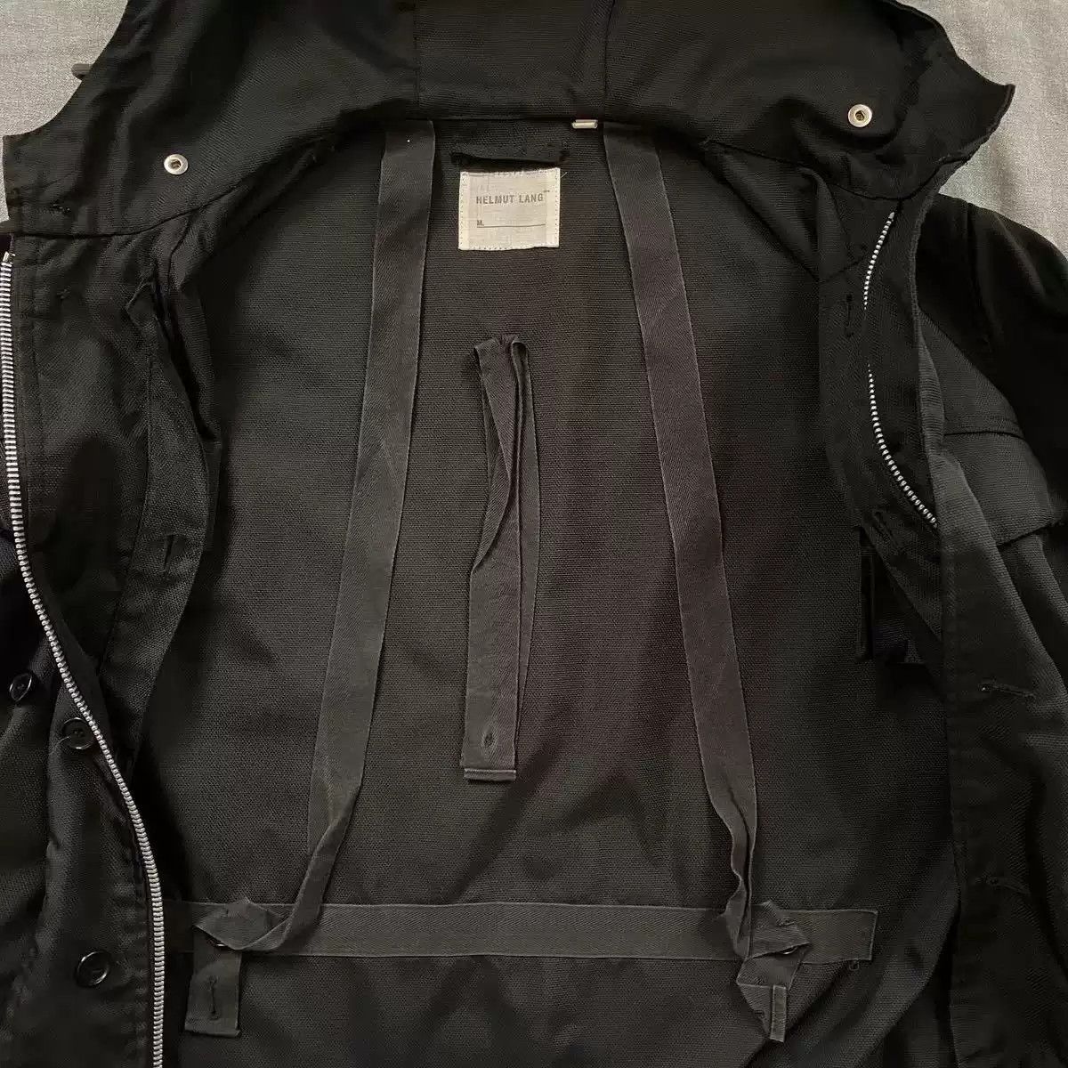 Helmut Lang 1998 overcoat trench coat Mmur65 jacket archive