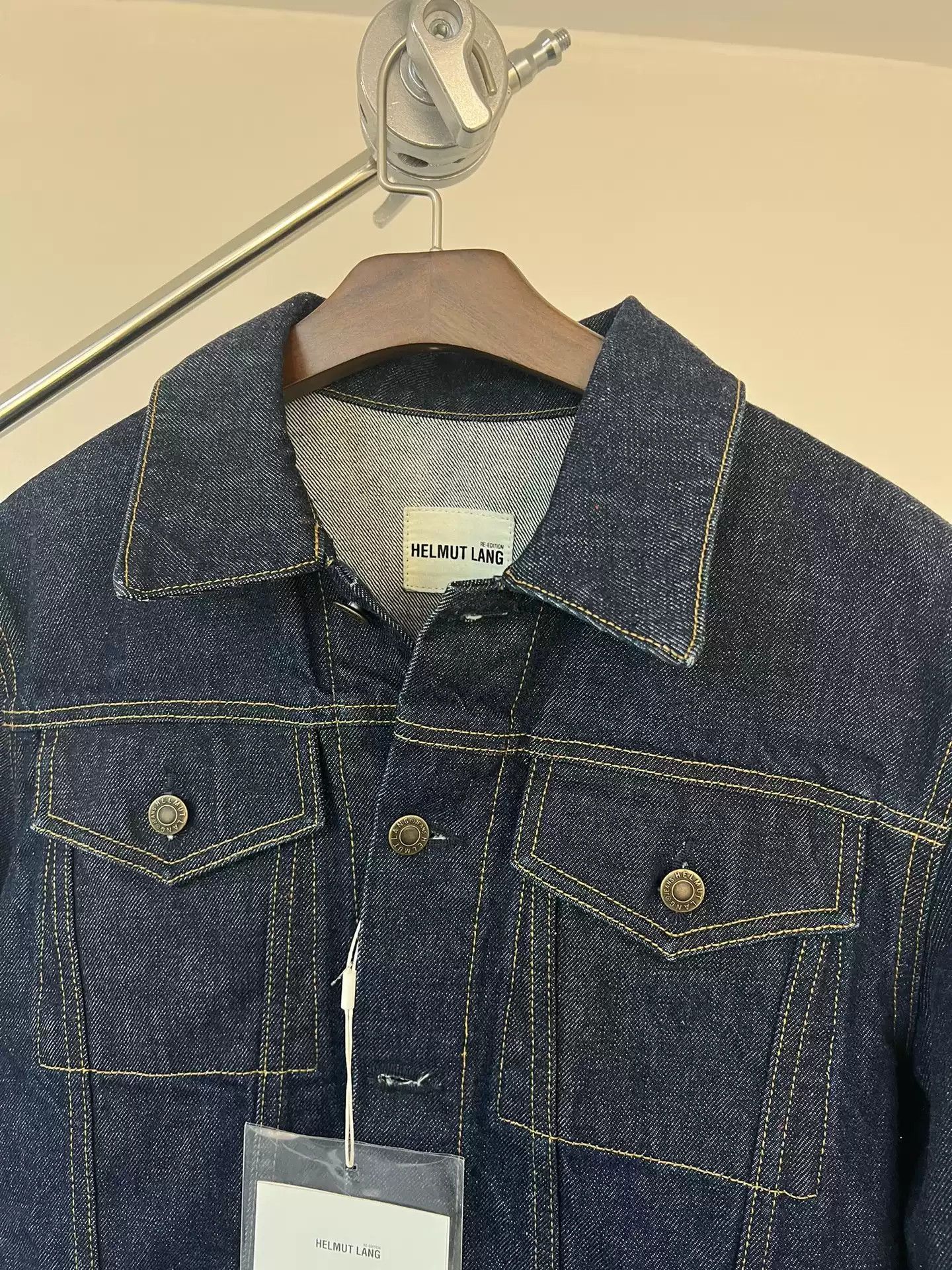 Helmut Lang Helmut Lang 1996 striped denim jacket Size US S / EU 44-46 / 1 - 3 Thumbnail