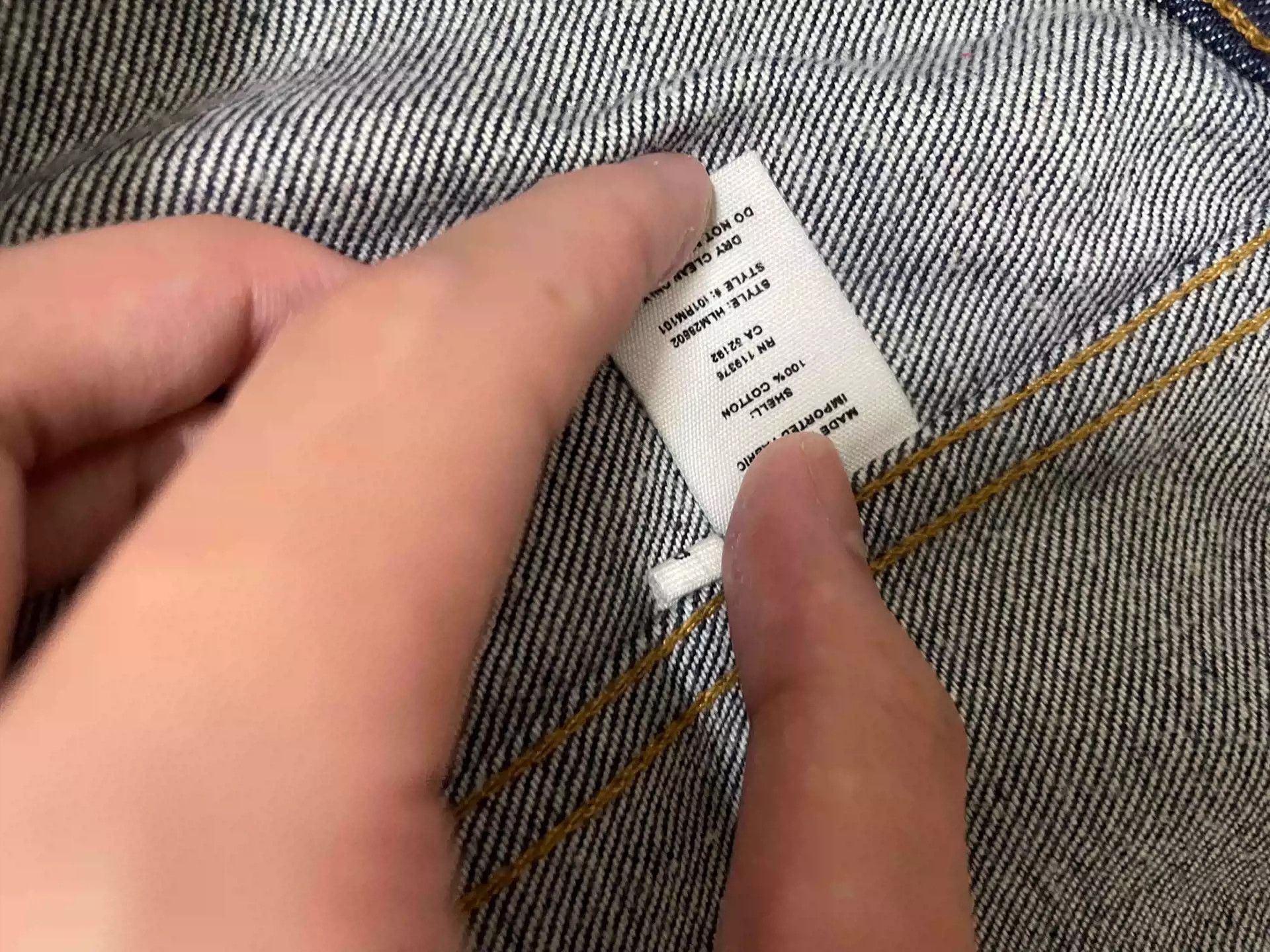 Helmut Lang Helmut Lang 1996 striped denim jacket Size US S / EU 44-46 / 1 - 8 Thumbnail