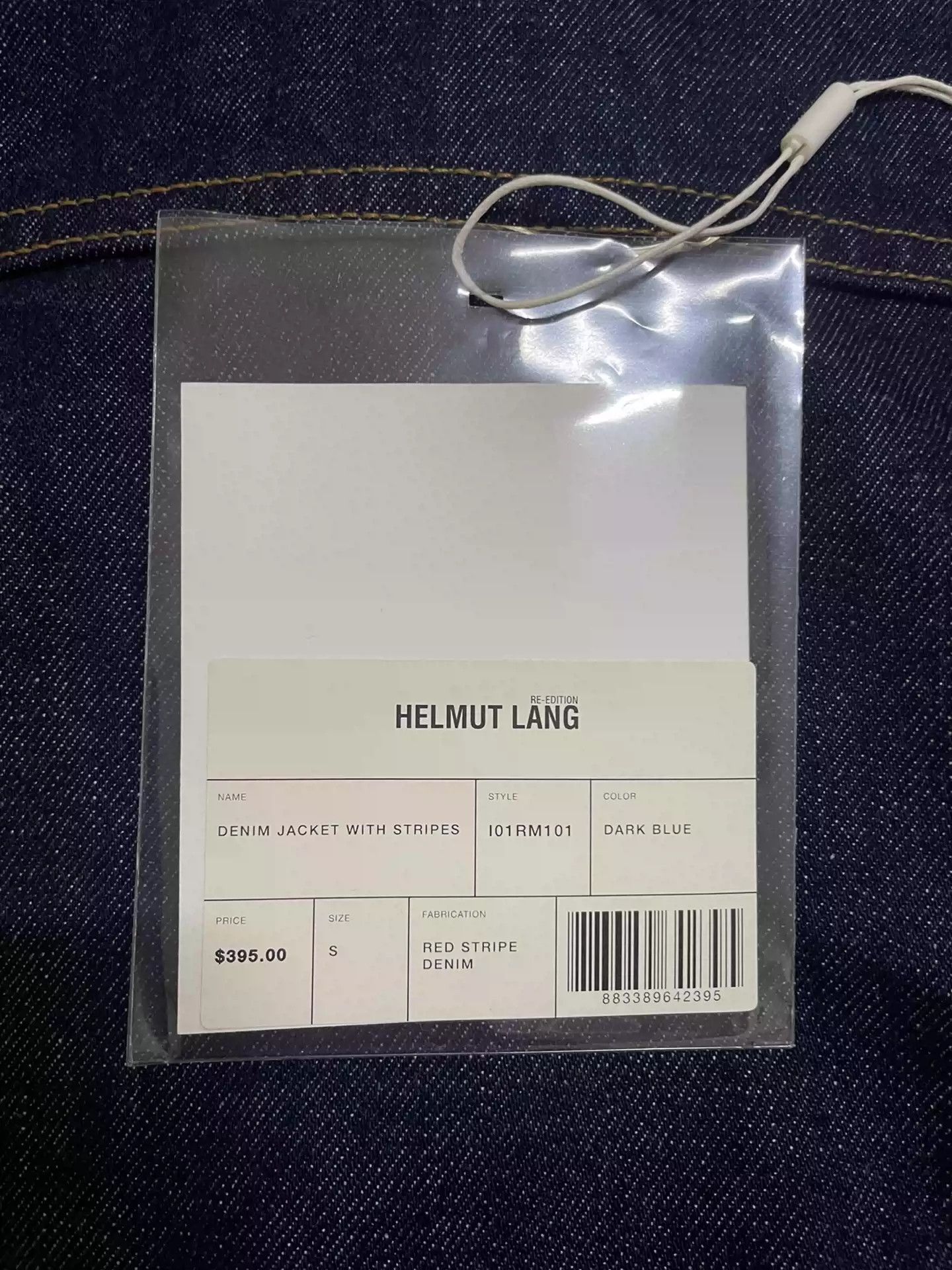 Helmut Lang Helmut Lang 1996 striped denim jacket Size US S / EU 44-46 / 1 - 5 Thumbnail