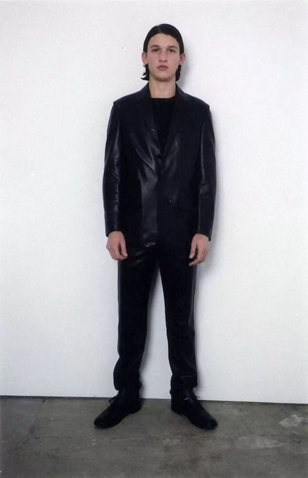 Helmut Lang Helmut Lang 1999 Lambskin Leather leather Size US XL / EU 56 / 4 - 3 Thumbnail