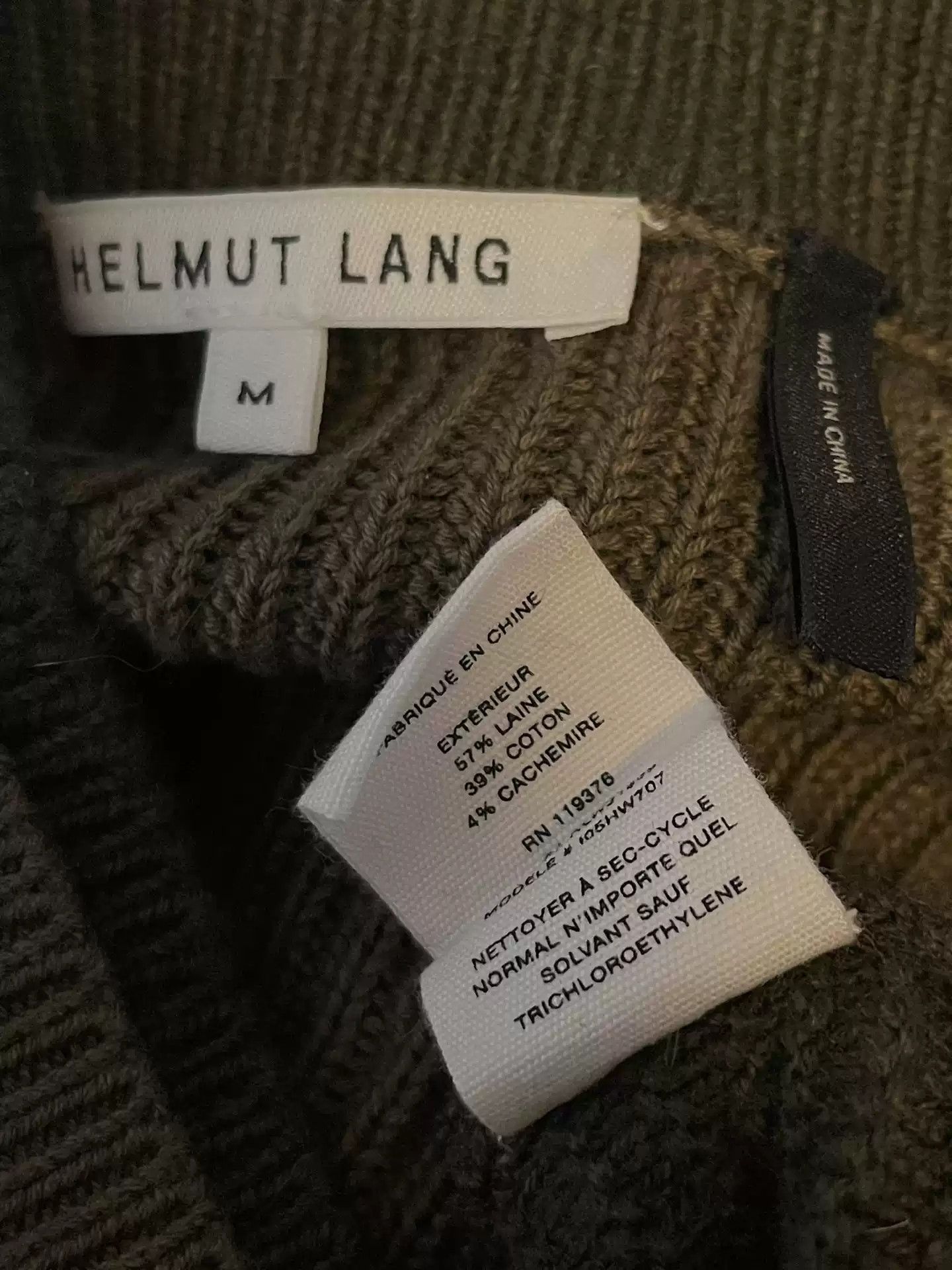 Helmut Lang Helmut Lang | eroded splicing sweater Size US M / EU 48-50 / 2 - 5 Thumbnail