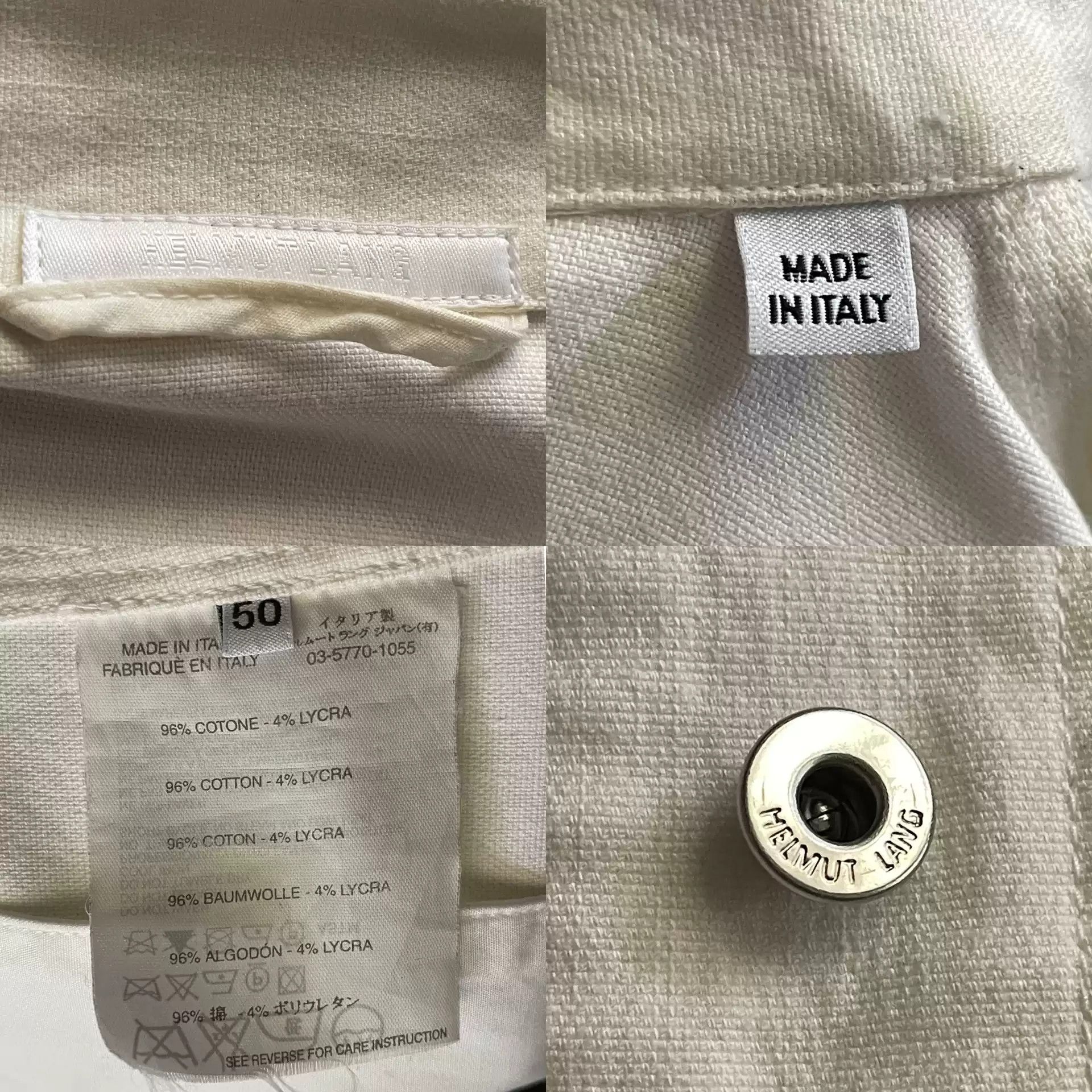 Helmut Lang Helmut Lang| I period dropocket Lycra denim jacket Size US XL / EU 56 / 4 - 6 Thumbnail