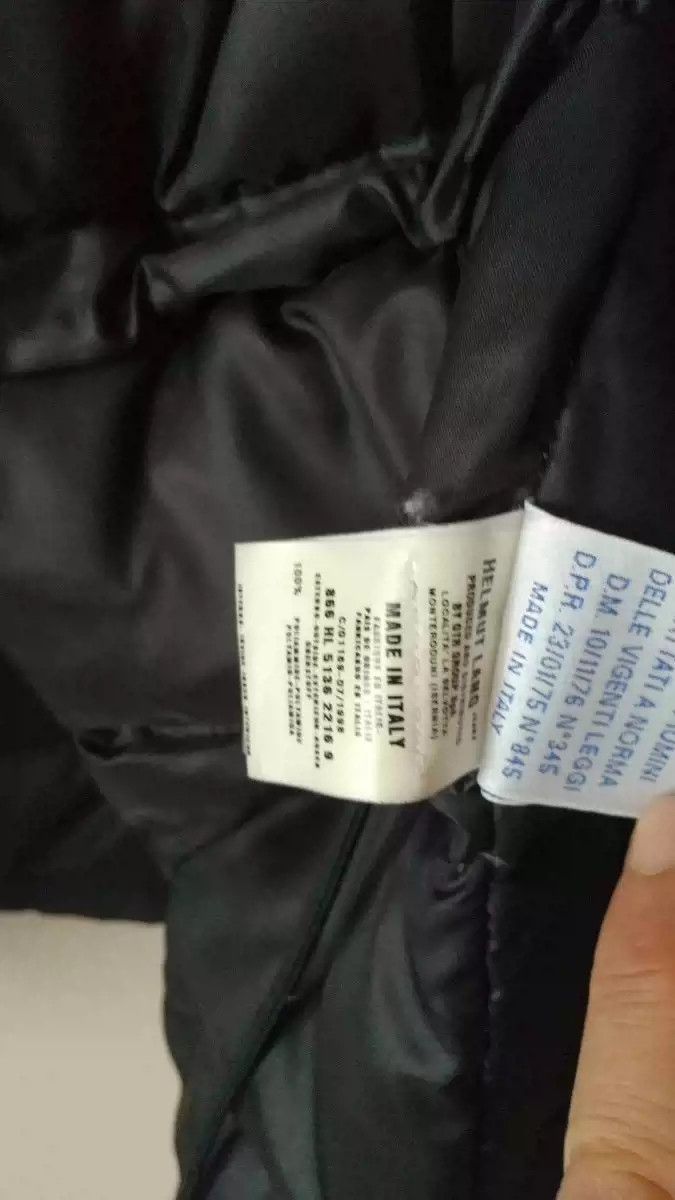 Helmut Lang Helmut Lang 1997 personal down jacket Size US L / EU 52-54 / 3 - 6 Thumbnail