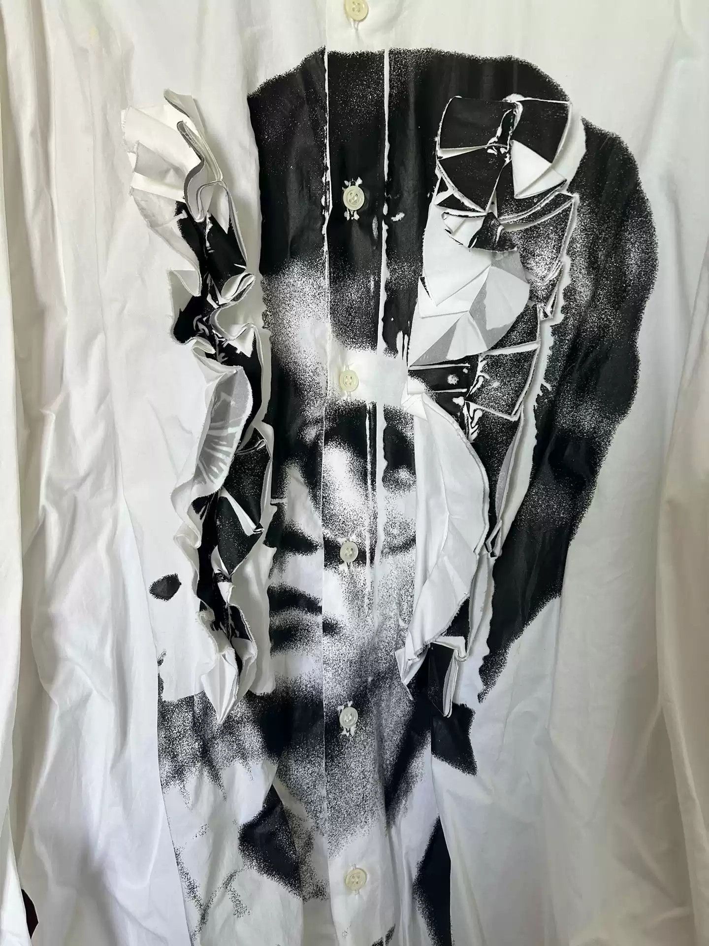 Raf Simons Raf Simons•SS21 stereo cut lace head shirt. Size US L / EU 52-54 / 3 - 5 Thumbnail