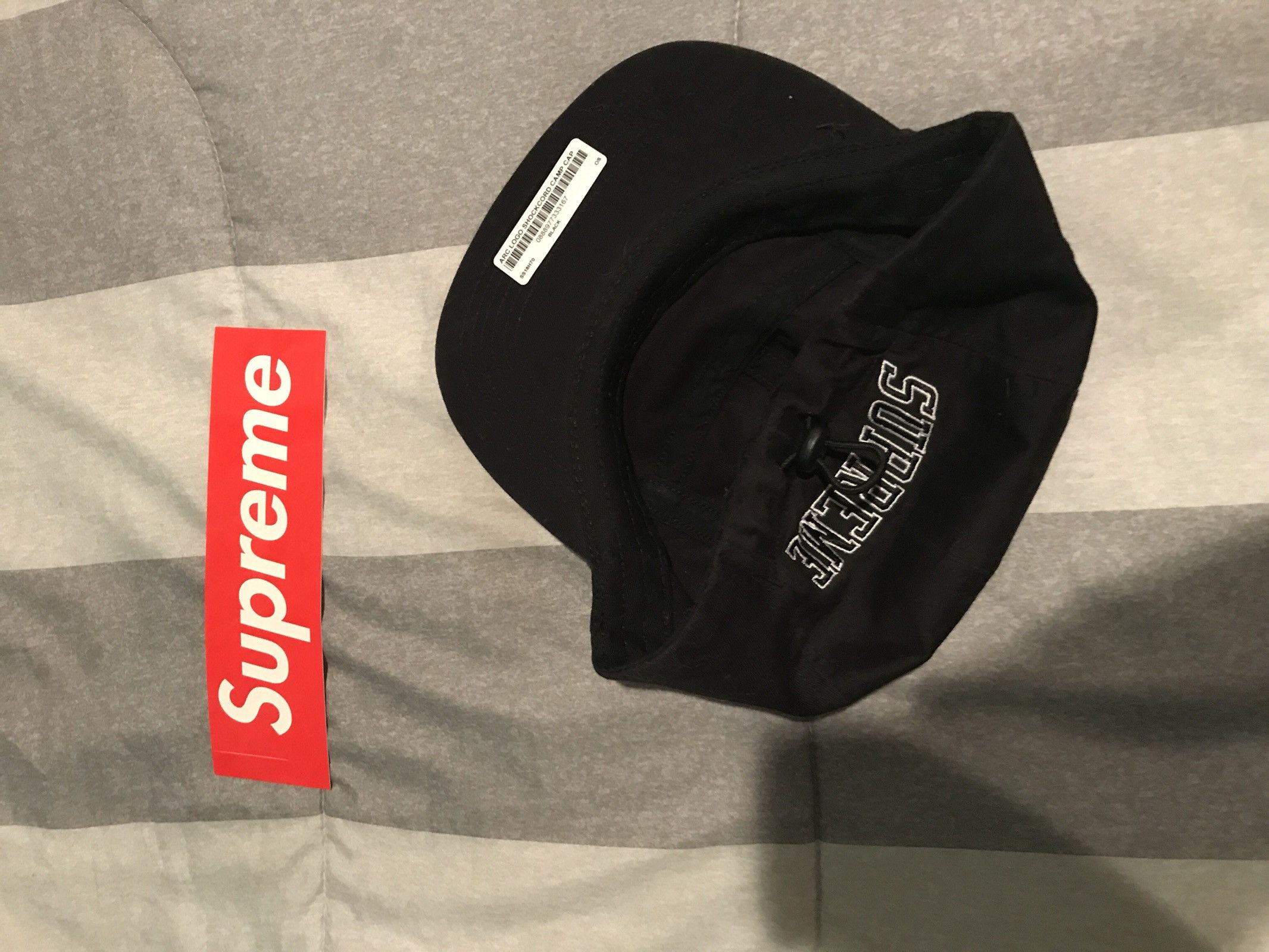 Supreme Shockcord Camp Cap Blue