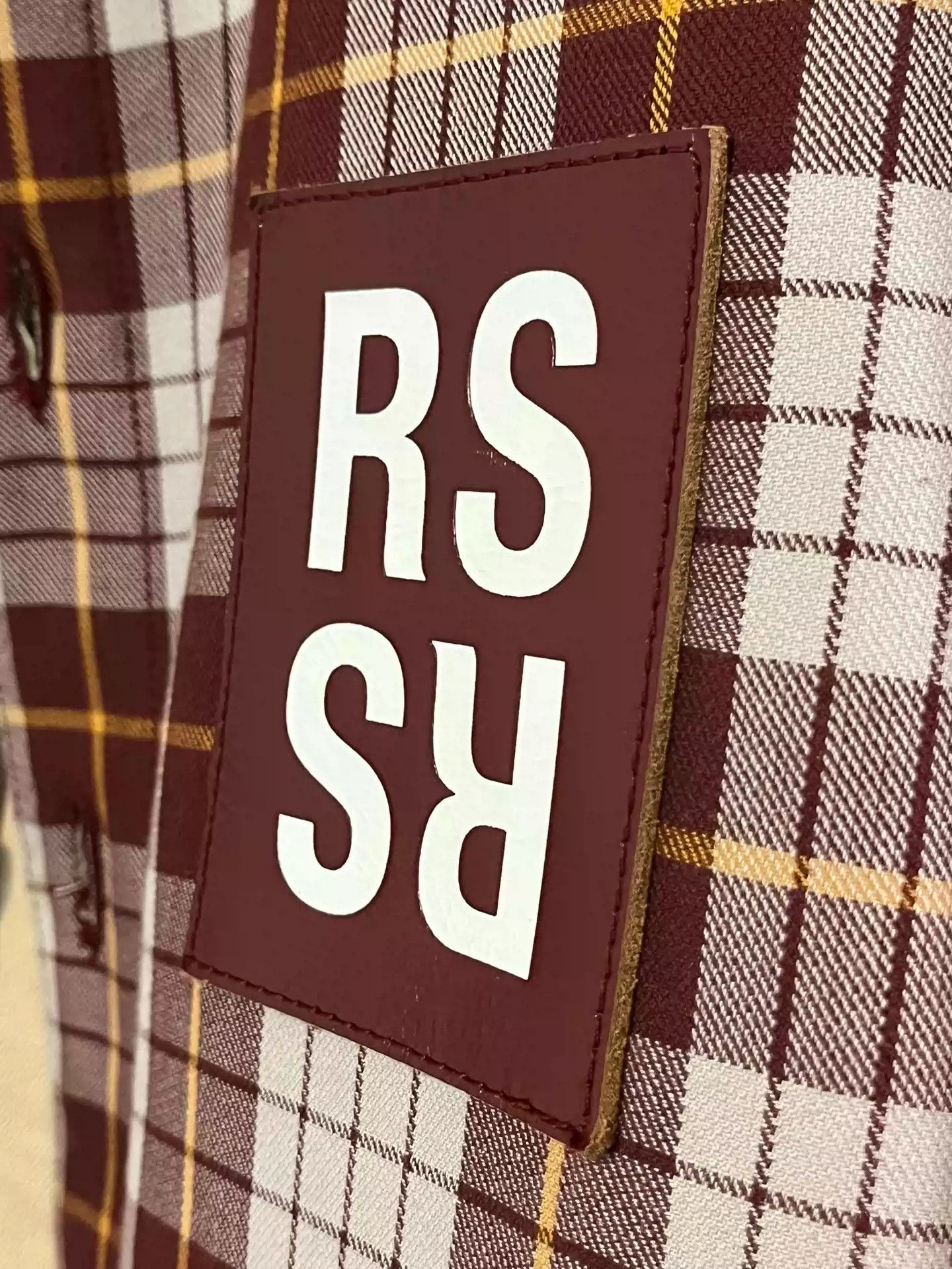Raf Simons Raf Simons 18ss leather plaid shirt jacket Size US M / EU 48-50 / 2 - 6 Thumbnail