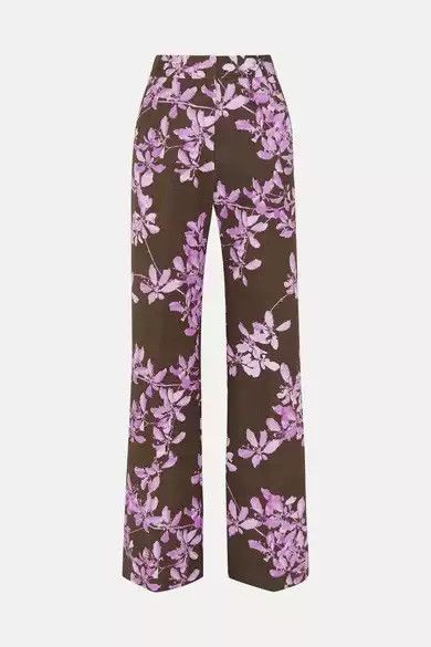 Dries Van Noten Dries Van Noten floral printed trousers Size US 34 / EU 50 - 4 Thumbnail