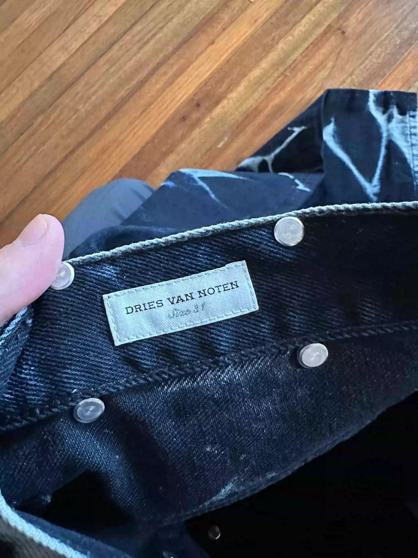 Dries Van Noten DVN ripple jeans Size US 32 / EU 48 - 3 Thumbnail