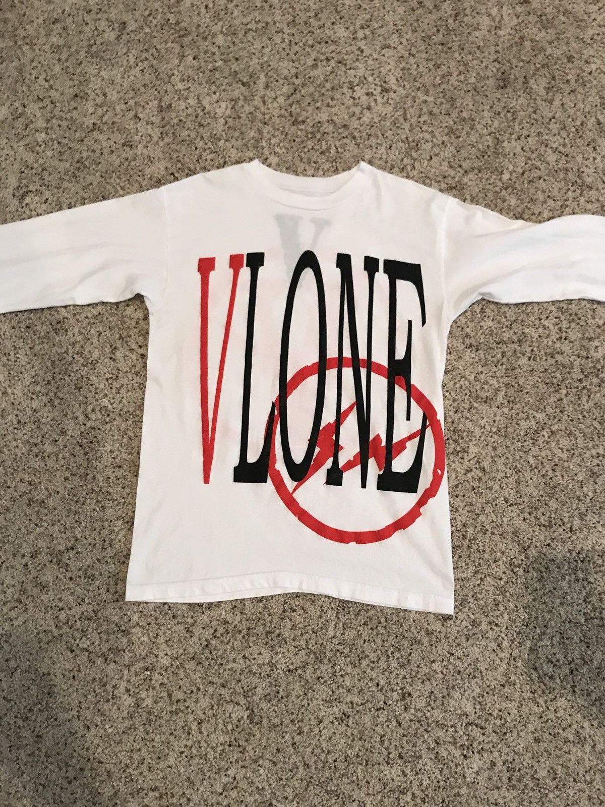 Fragment Design × Vlone Vlone Fragment Long Sleeve Shirt | Grailed