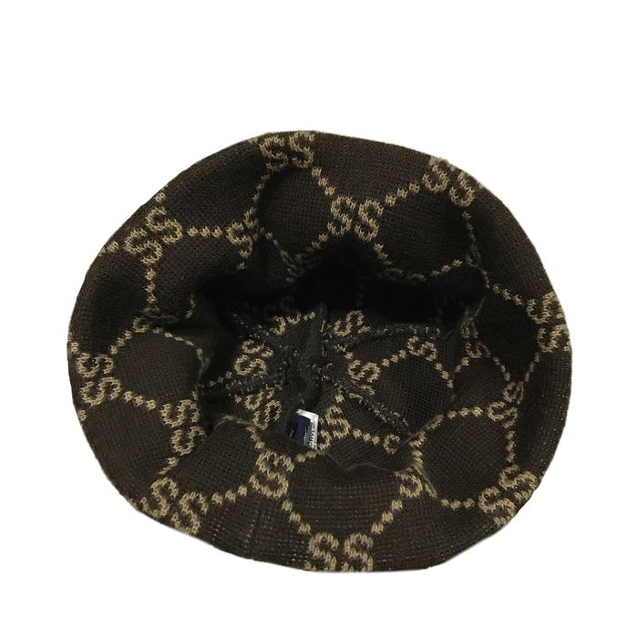 Stussy RARE Stussy Rip Off Gucci Monogram Beanie | Grailed