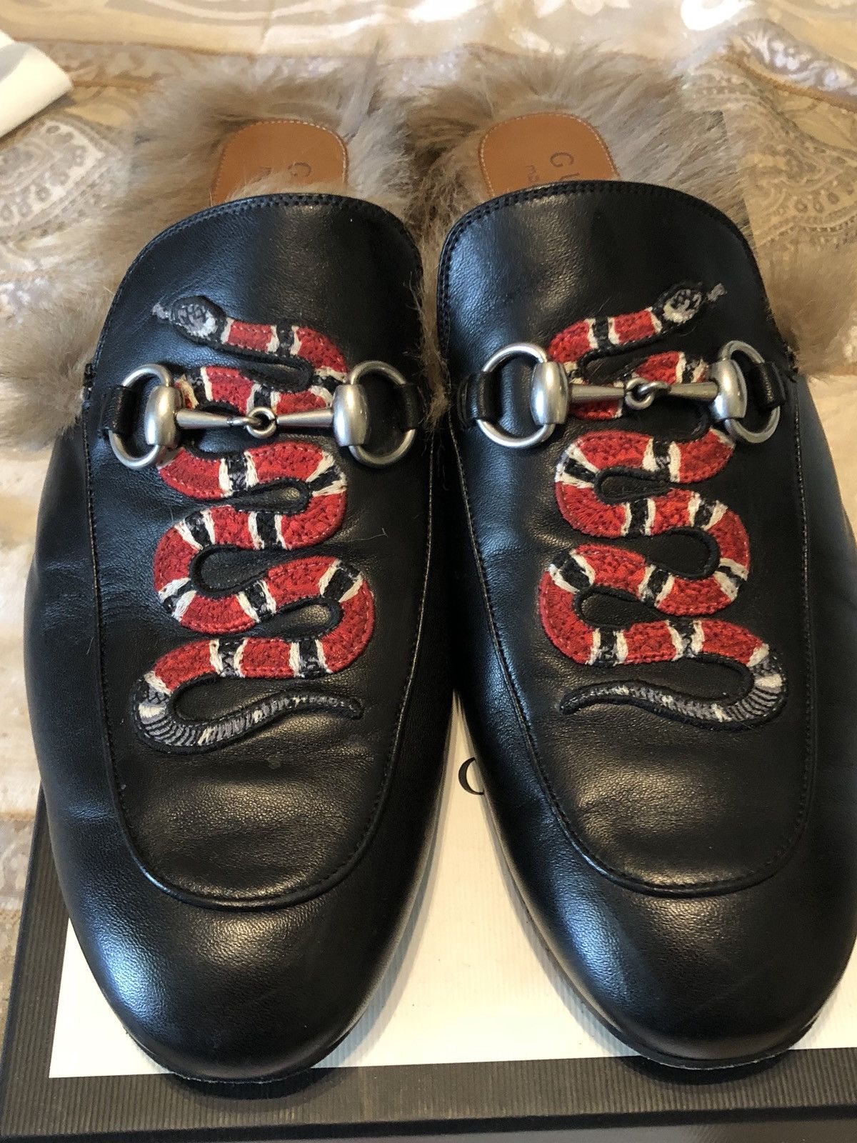 Gucci cheap princetown snake